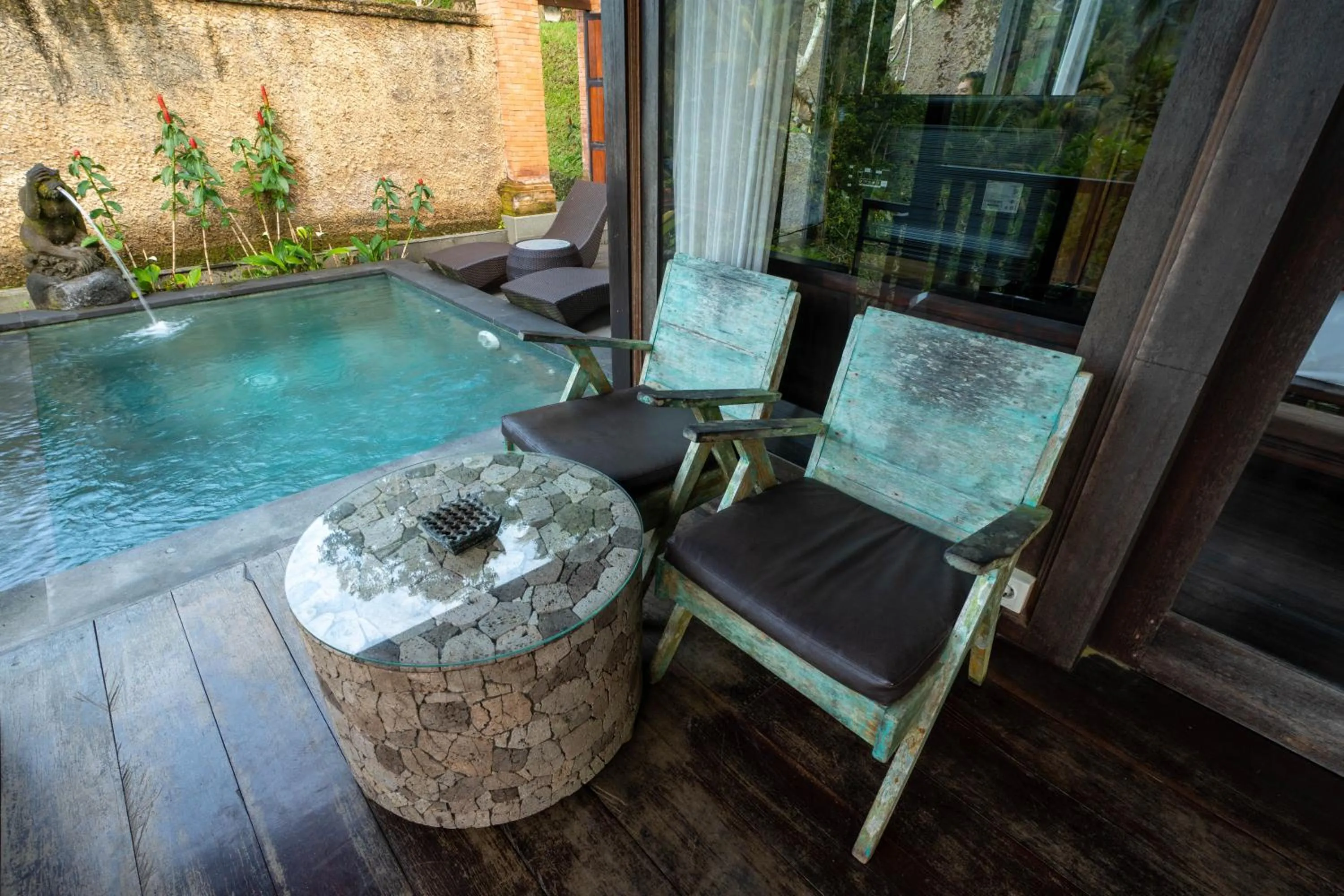 Balcony/Terrace in Sebatu Tulen Villa