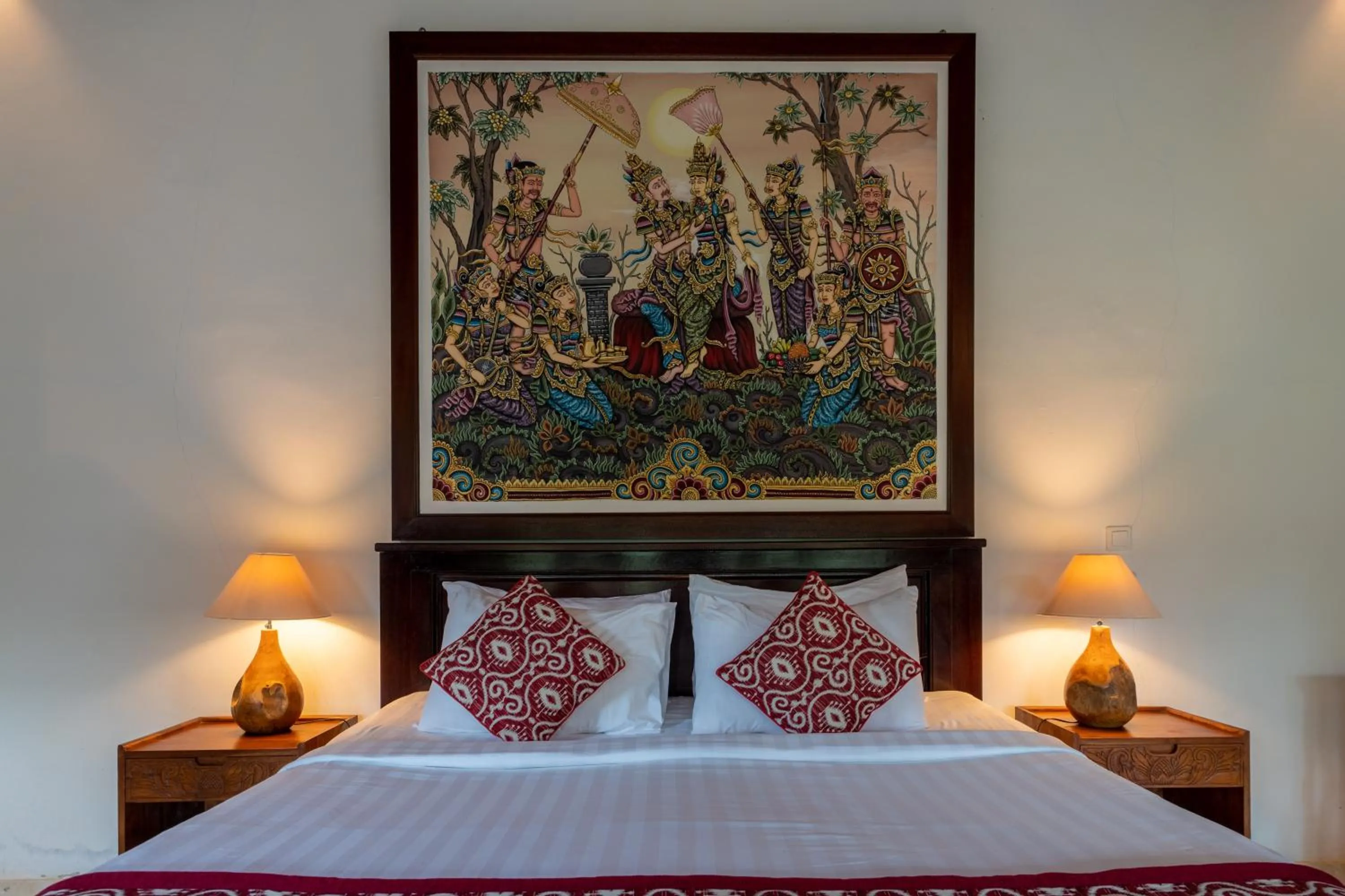 Bed in Sebatu Tulen Villa