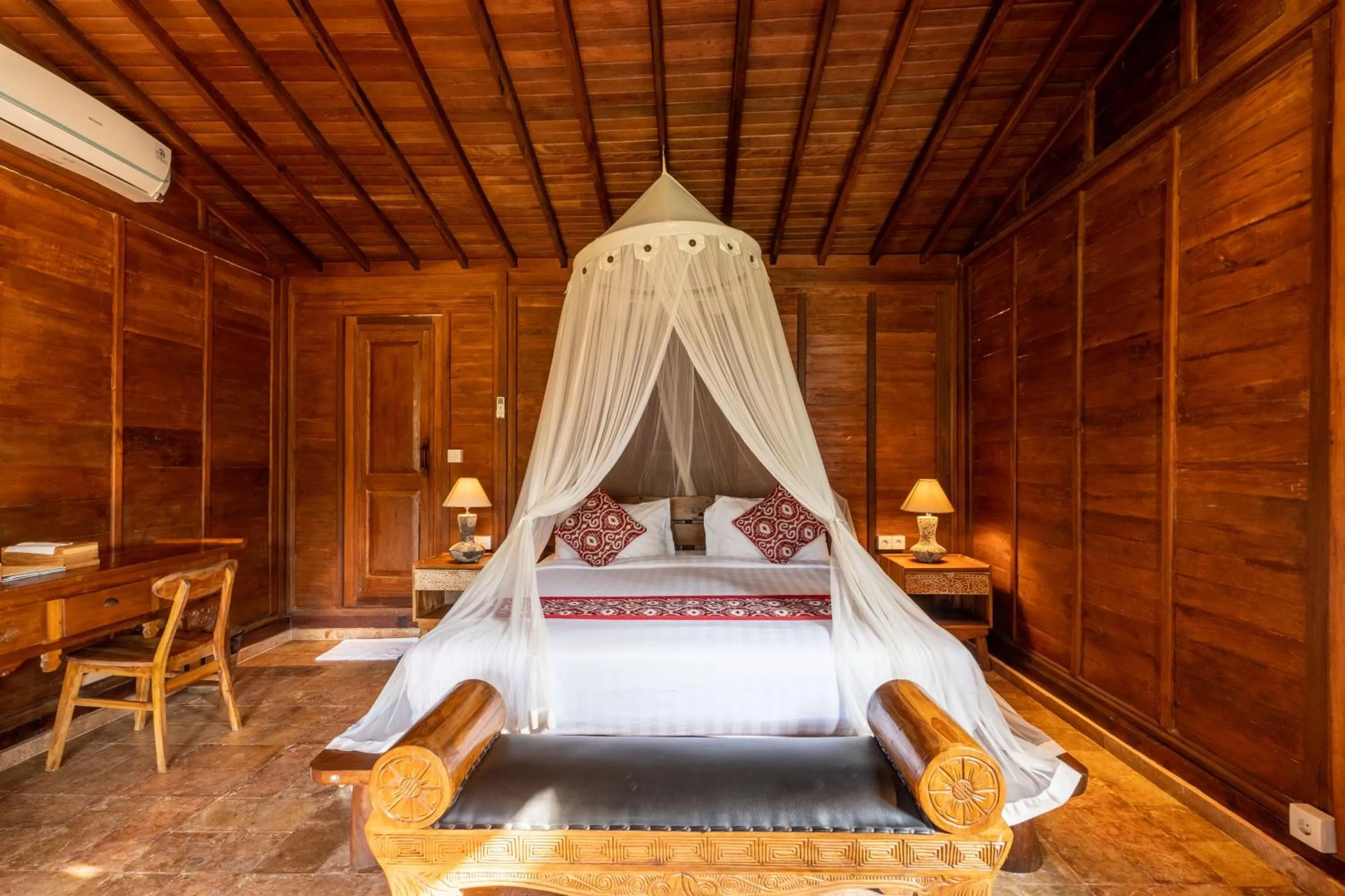 Bed in Sebatu Tulen Villa