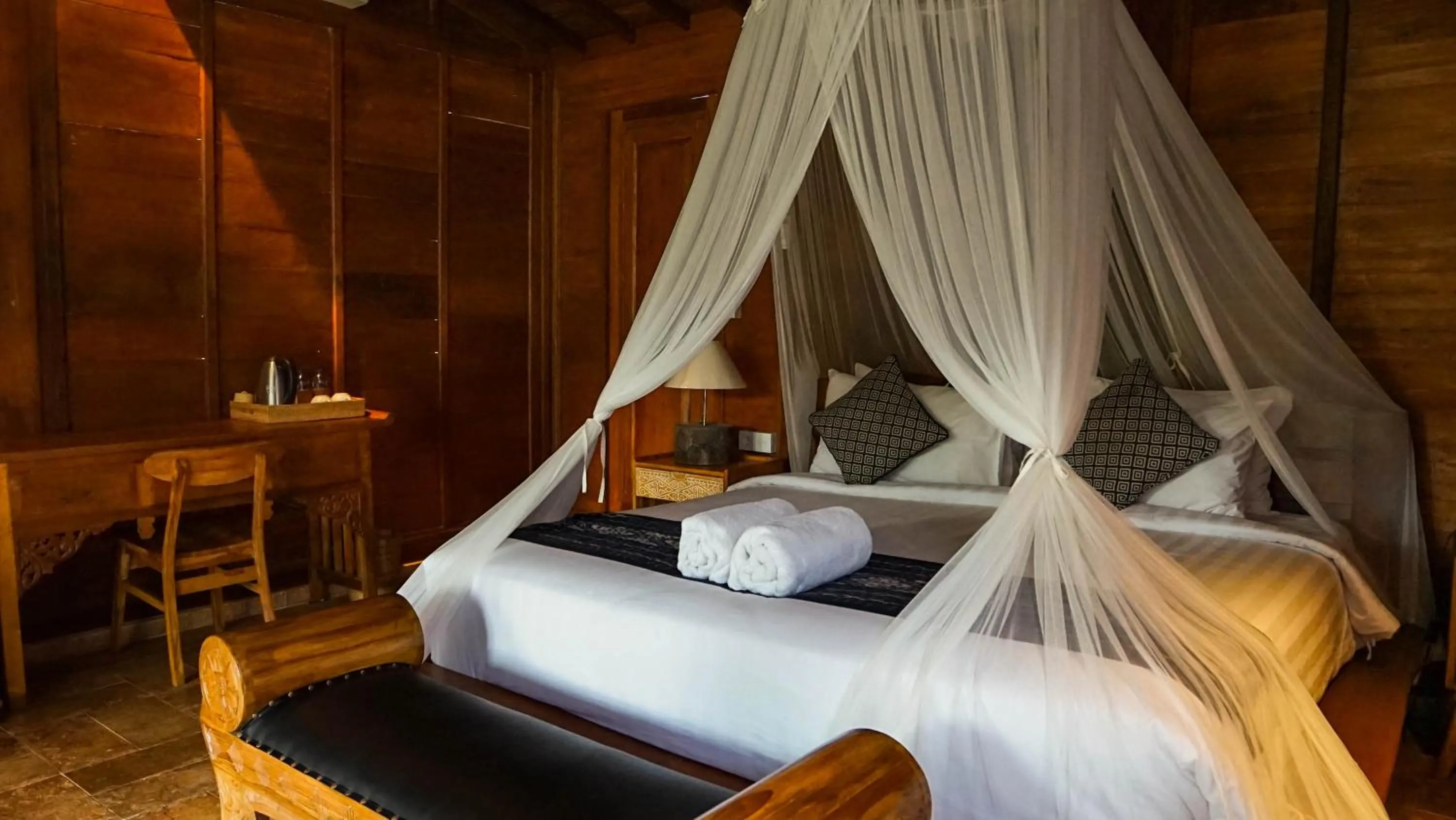 Bed in Sebatu Tulen Villa