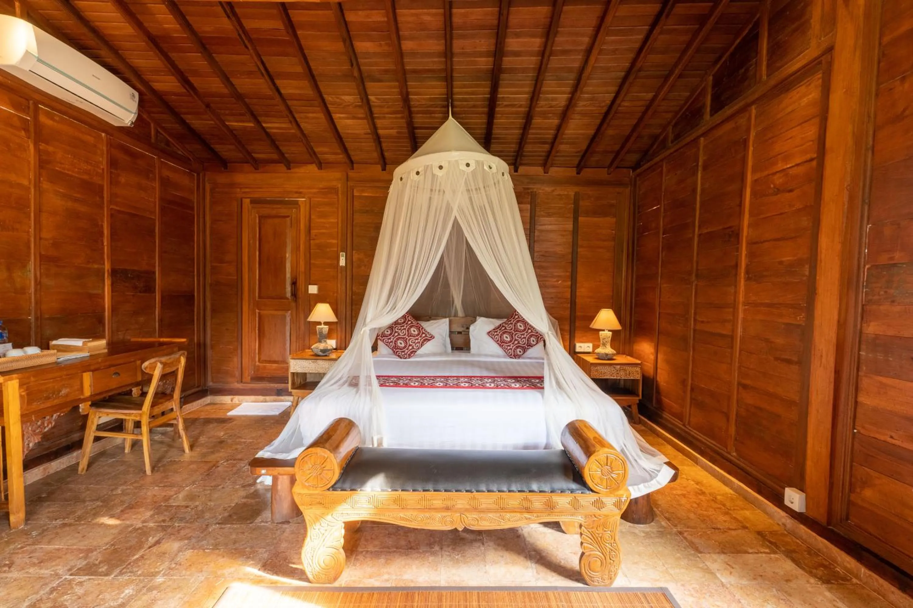 Bed in Sebatu Tulen Villa