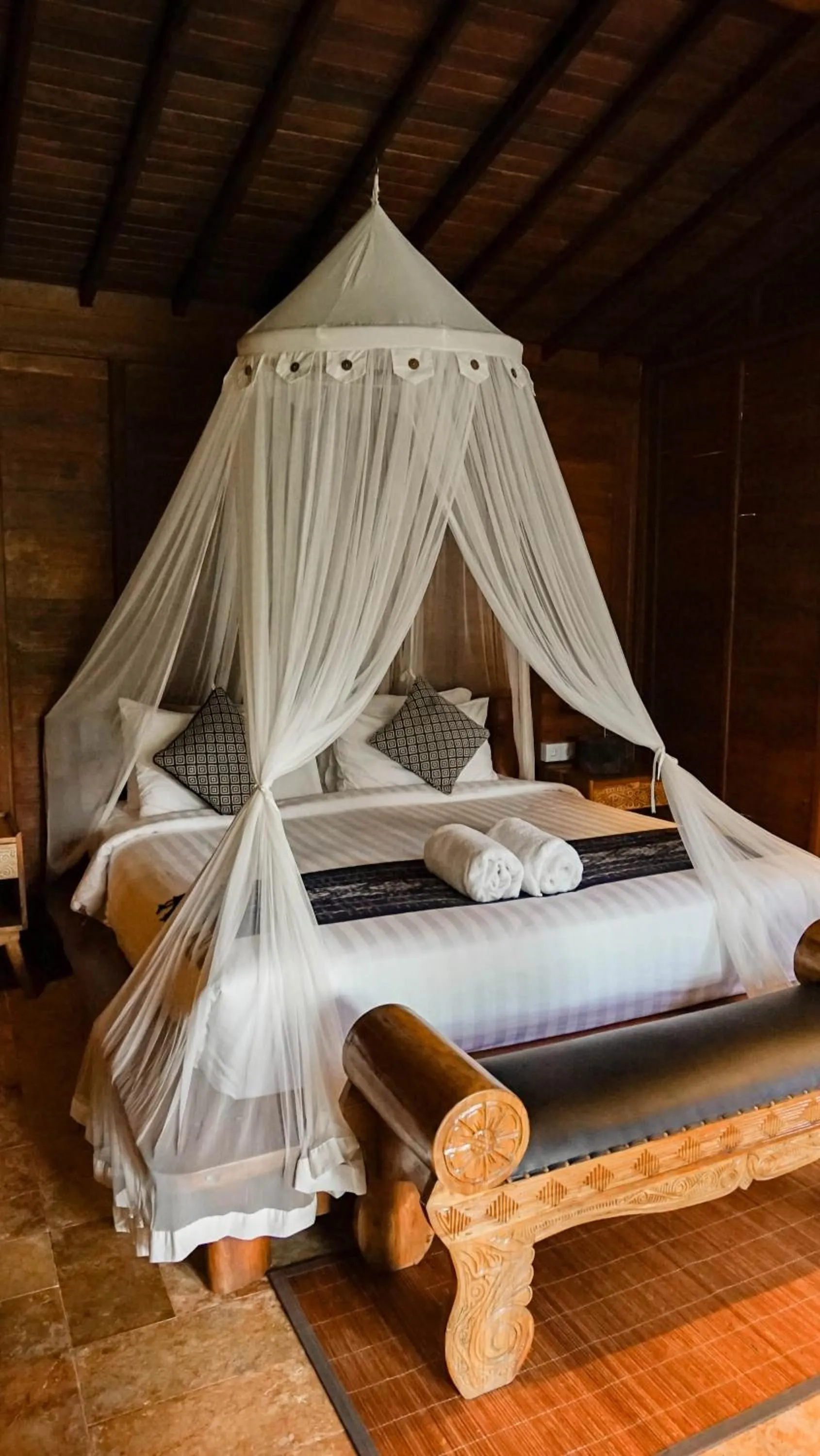 Bed in Sebatu Tulen Villa