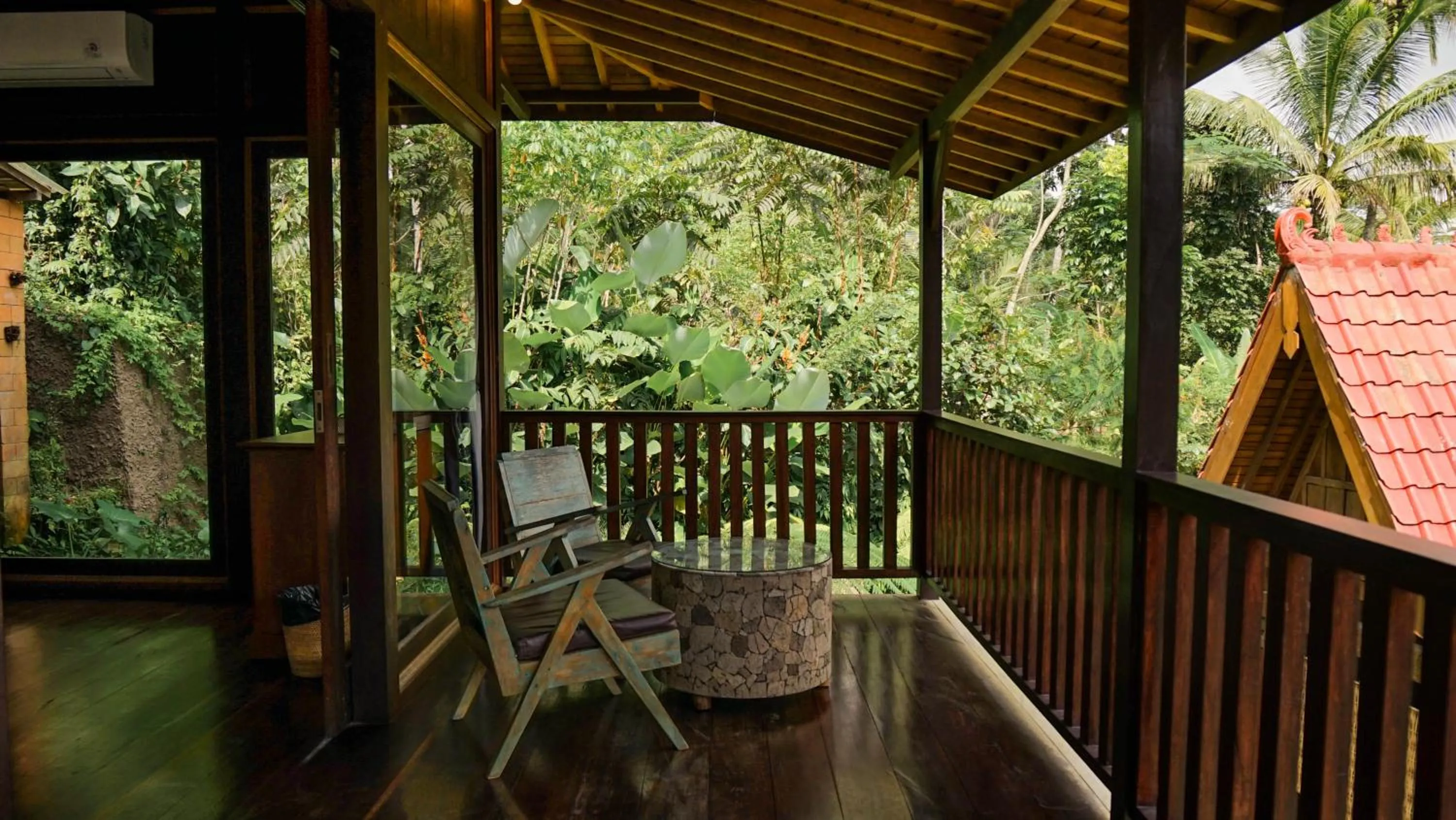 Balcony/Terrace in Sebatu Tulen Villa