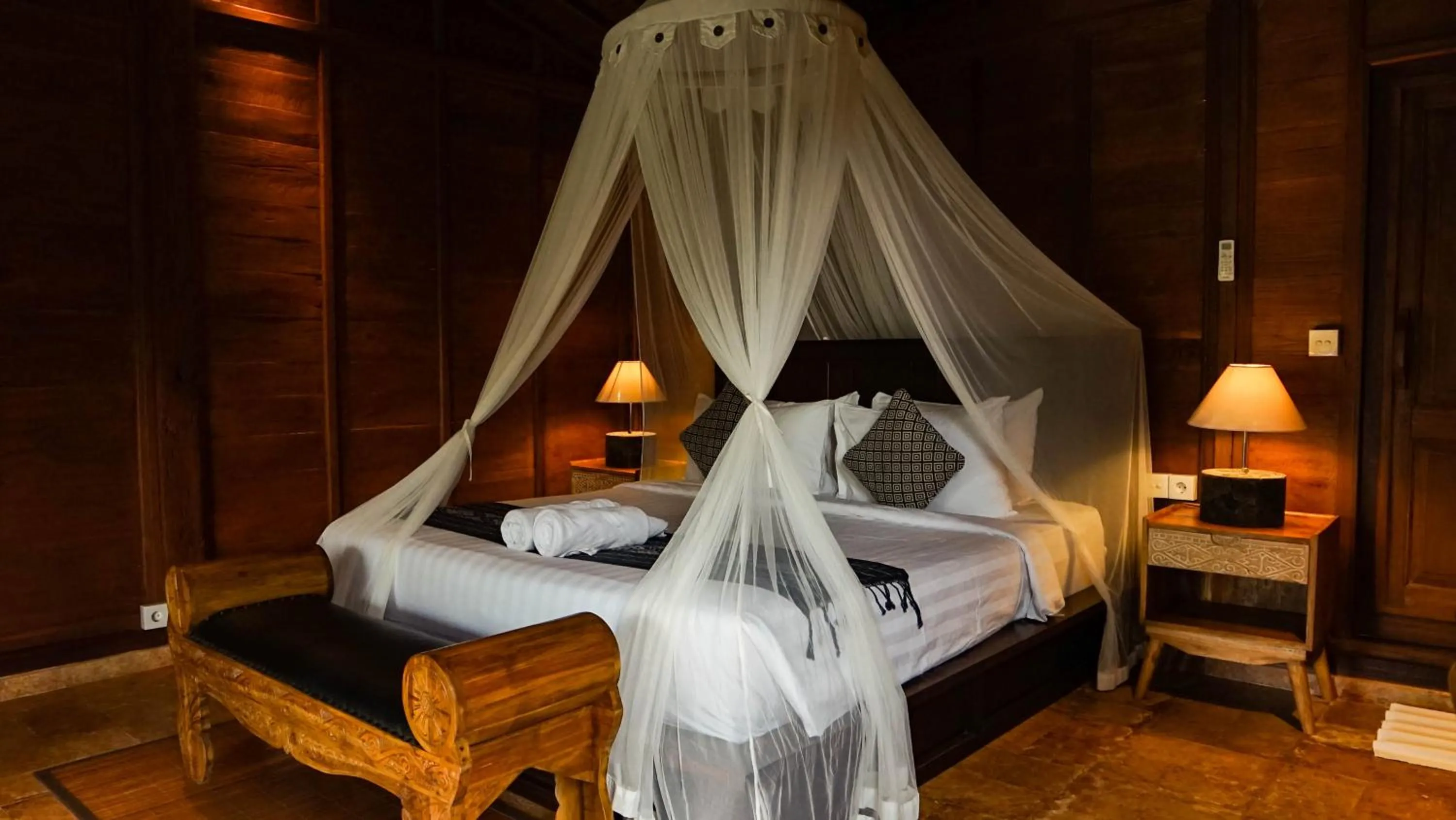 Bed in Sebatu Tulen Villa