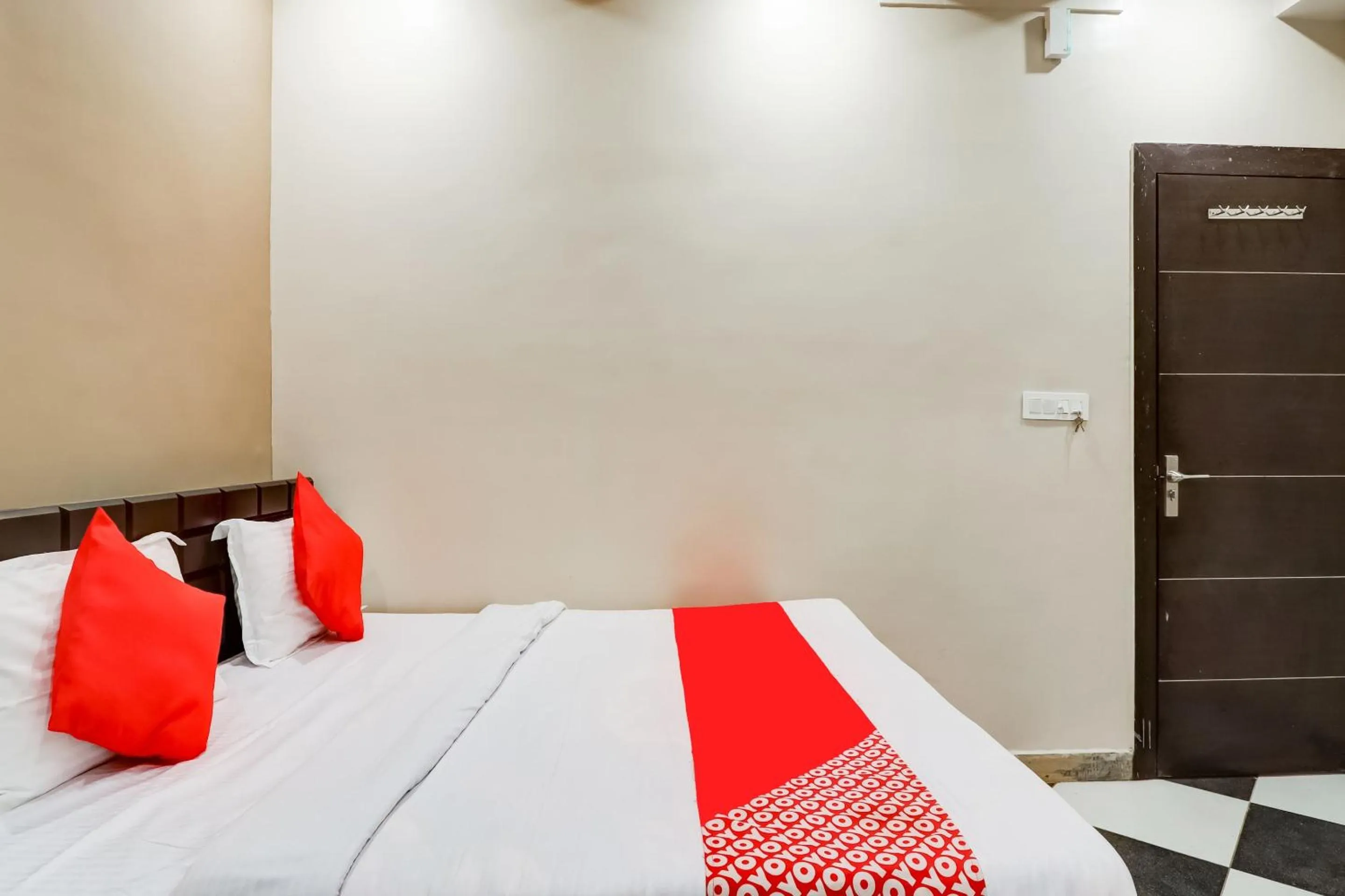 Bedroom in Hotel O Mini Punjab Hills