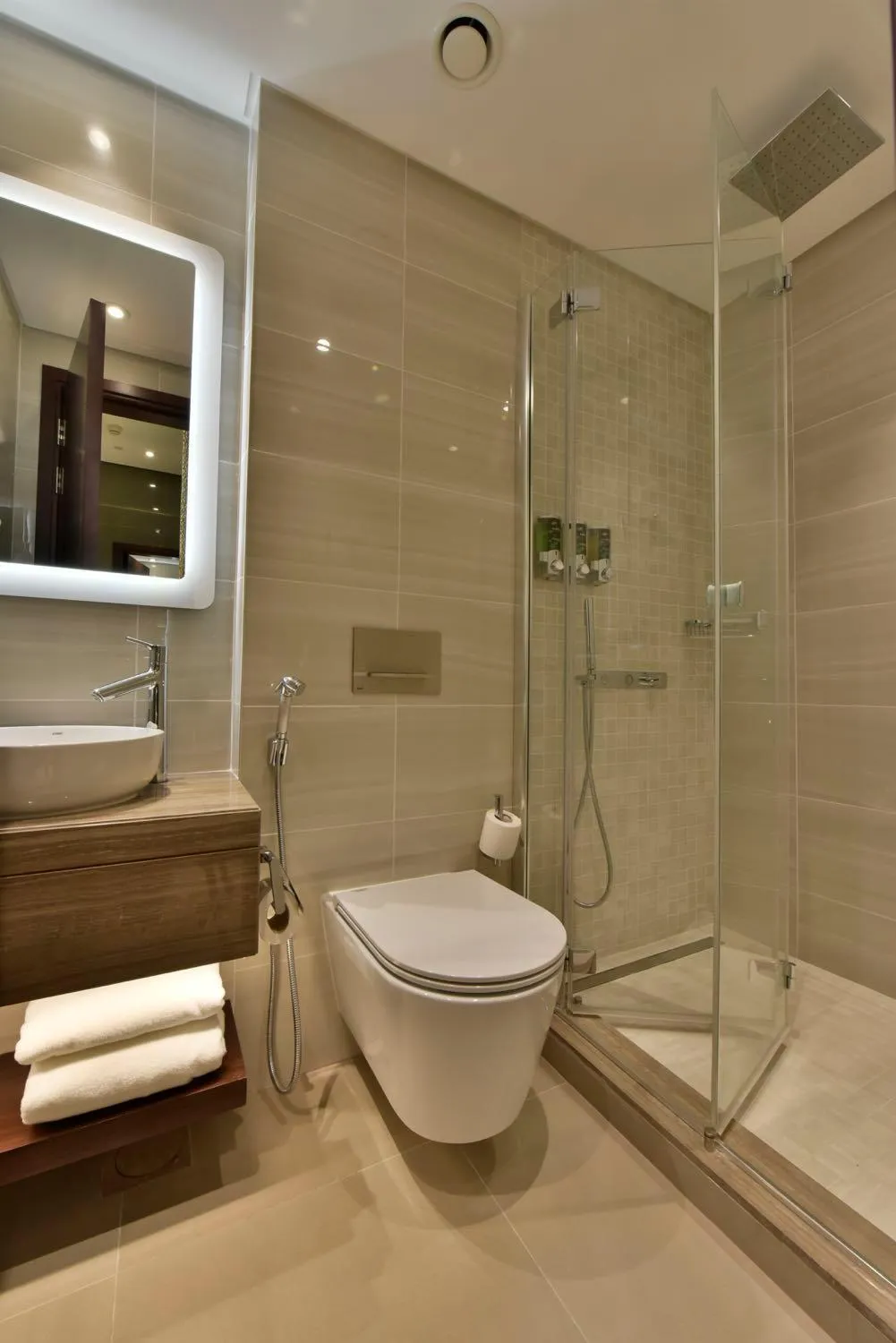 Shower in Bahrain Airport Hotel Airside Hotel for Transiting and Departing Passengers only