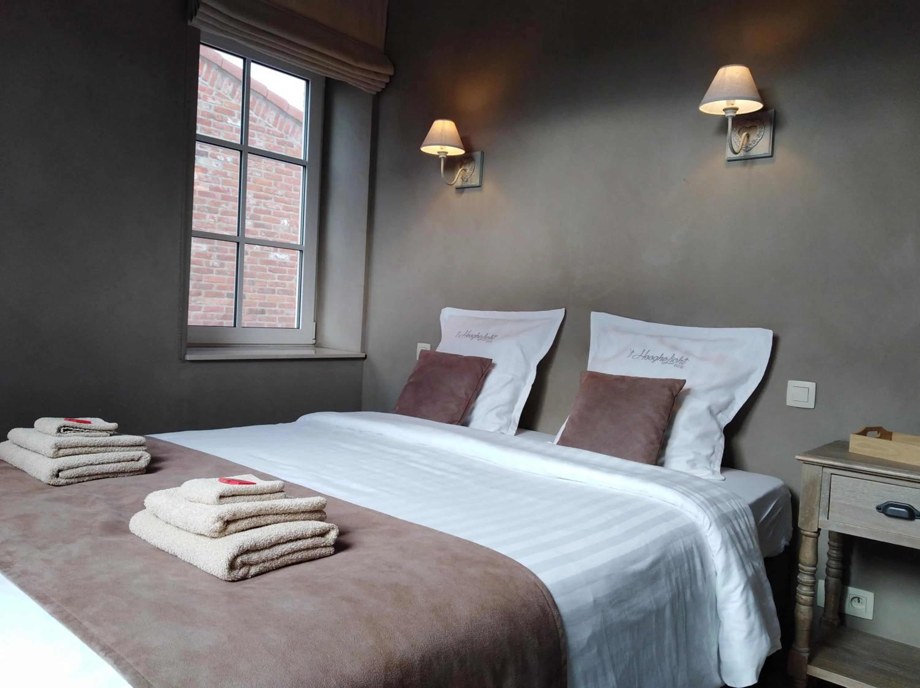 Bed in 't Hooghe Licht Bed & Breakfast