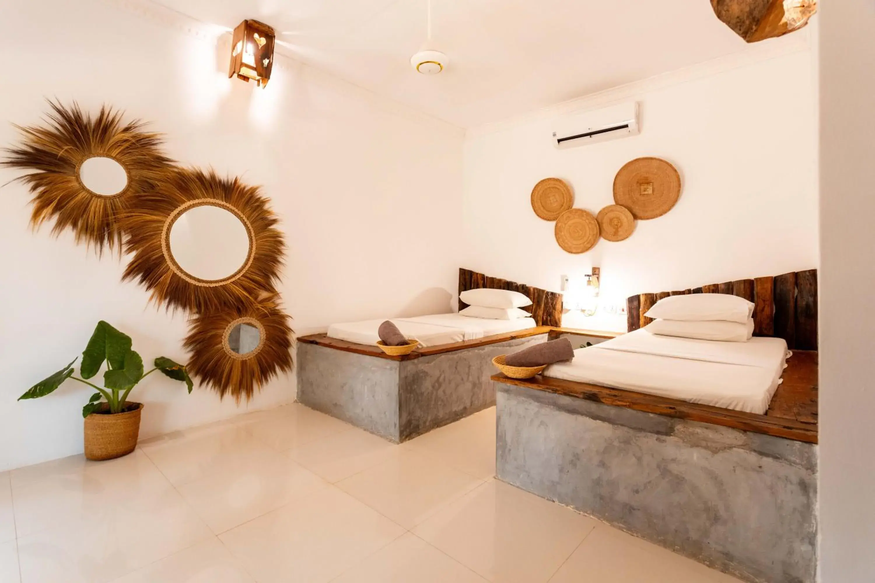 Twin Room with Terrace - single occupancy in Maisha Matamu Boutique Twin Room with Terrace - single occupancy in Maisha Matamu Boutique