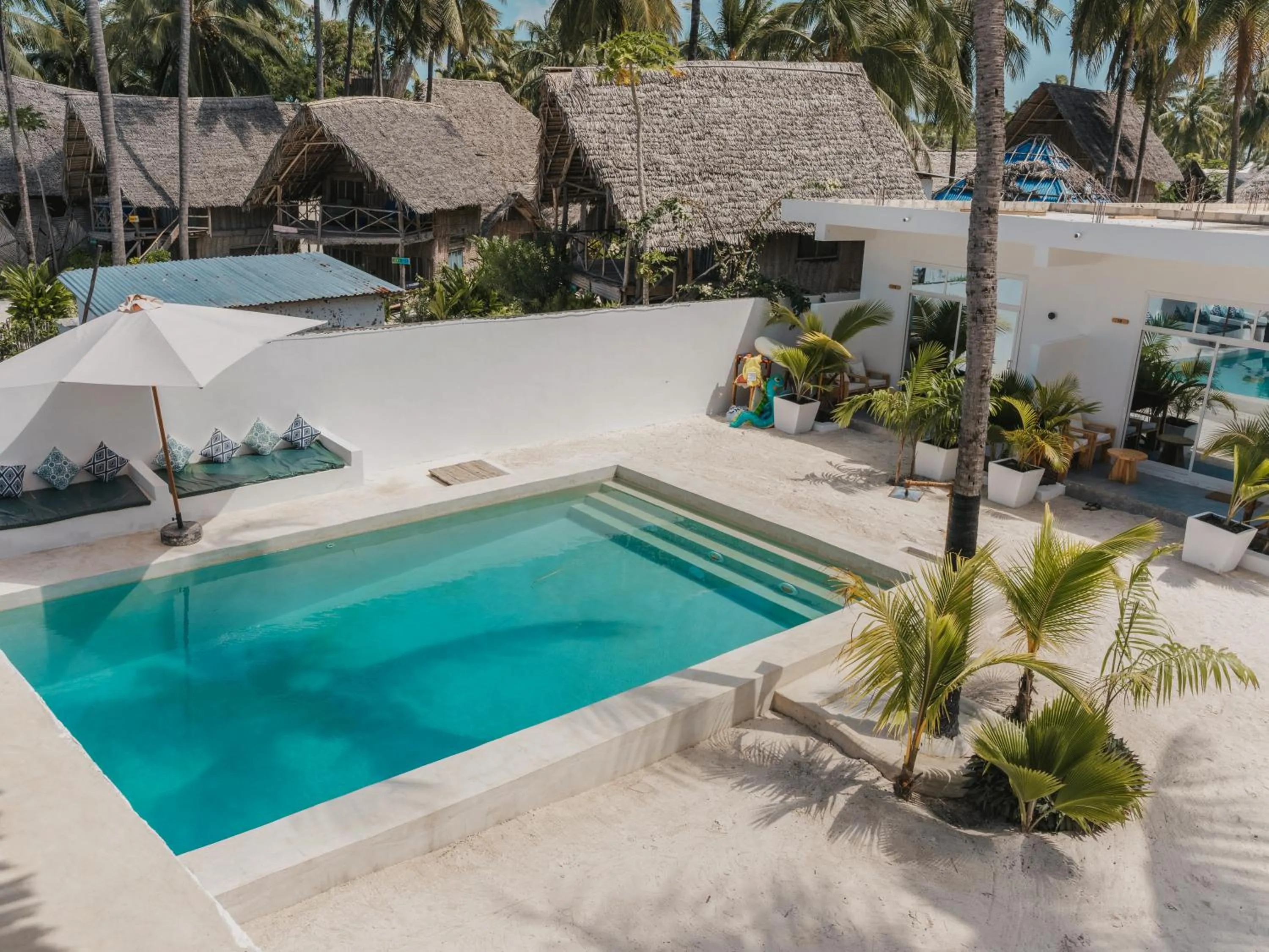 Swimming pool in Maisha Matamu Boutique