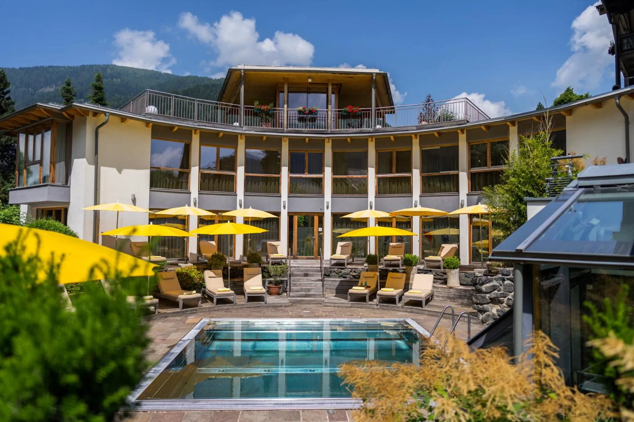 Swimming pool in Naturhotel Ortners Eschenhof