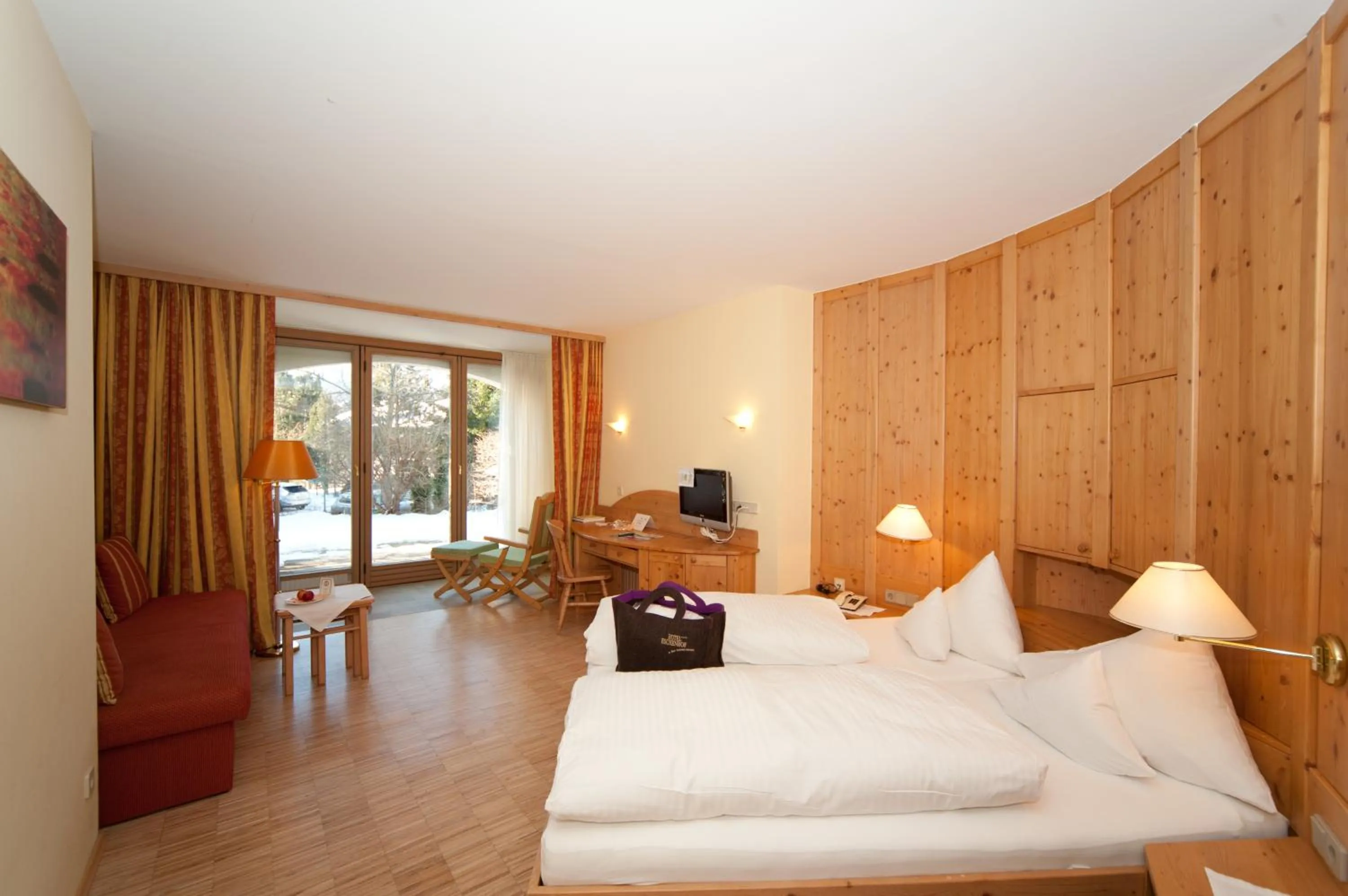 Photo of the whole room, Bed in Naturhotel Ortners Eschenhof