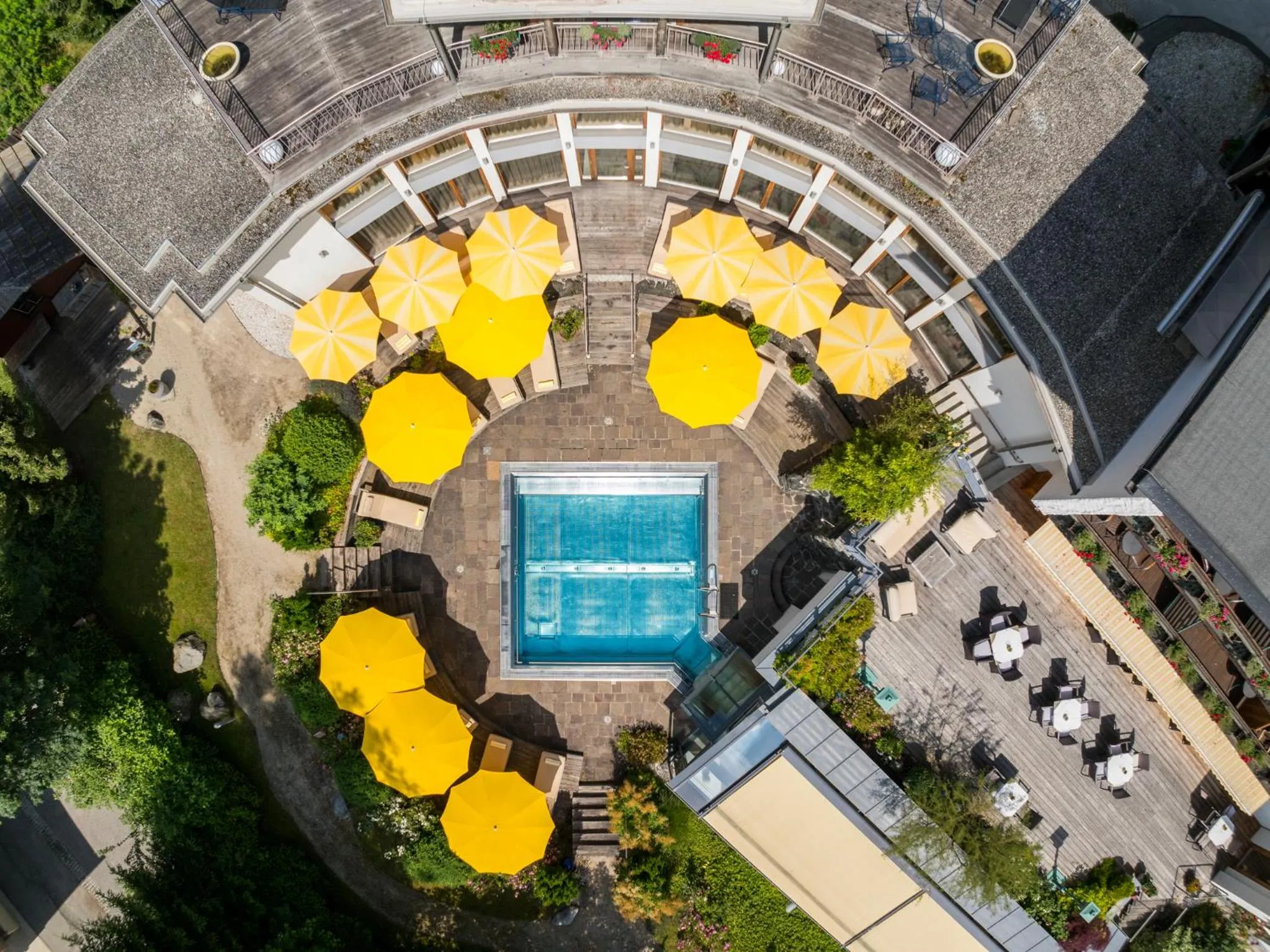 Swimming pool in Naturhotel Ortners Eschenhof