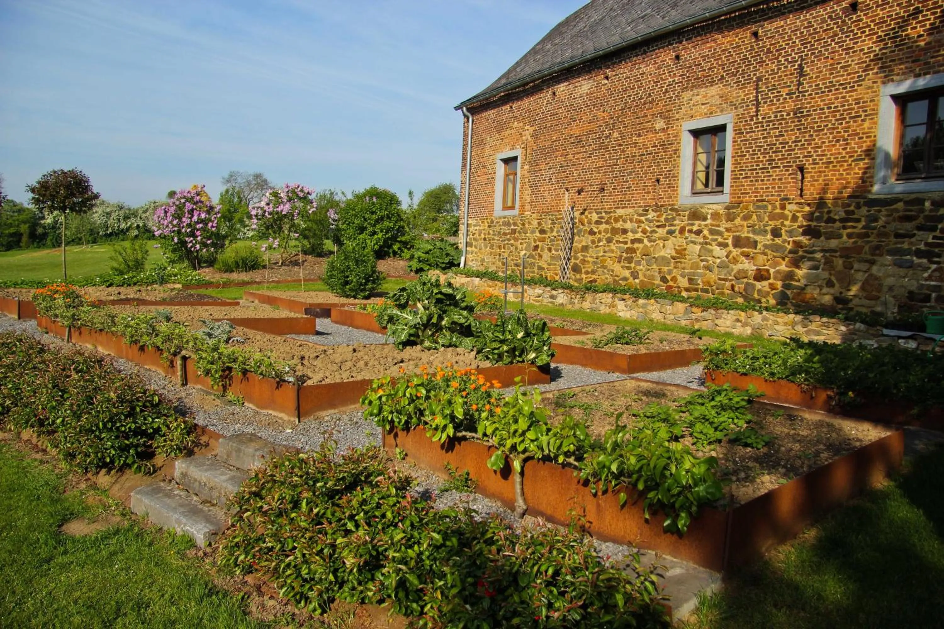 Garden in B&B Cense de la Tour