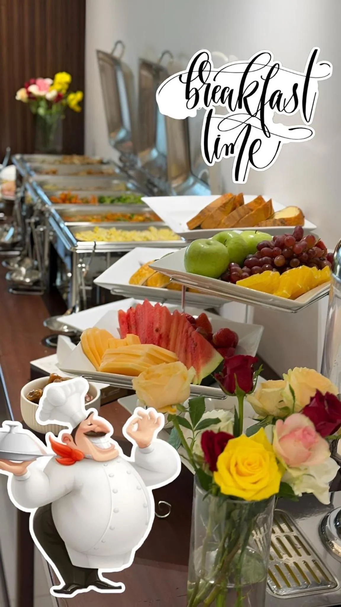 Food and drinks in Laten Suites Prince Sultan