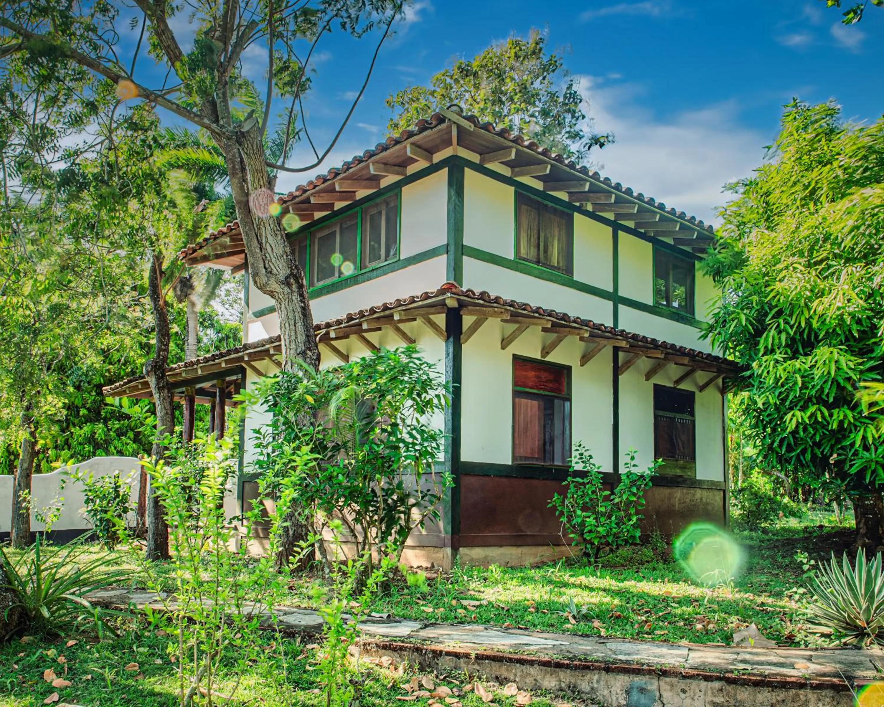 Garden view in Hotel Posada Los Destiladeros