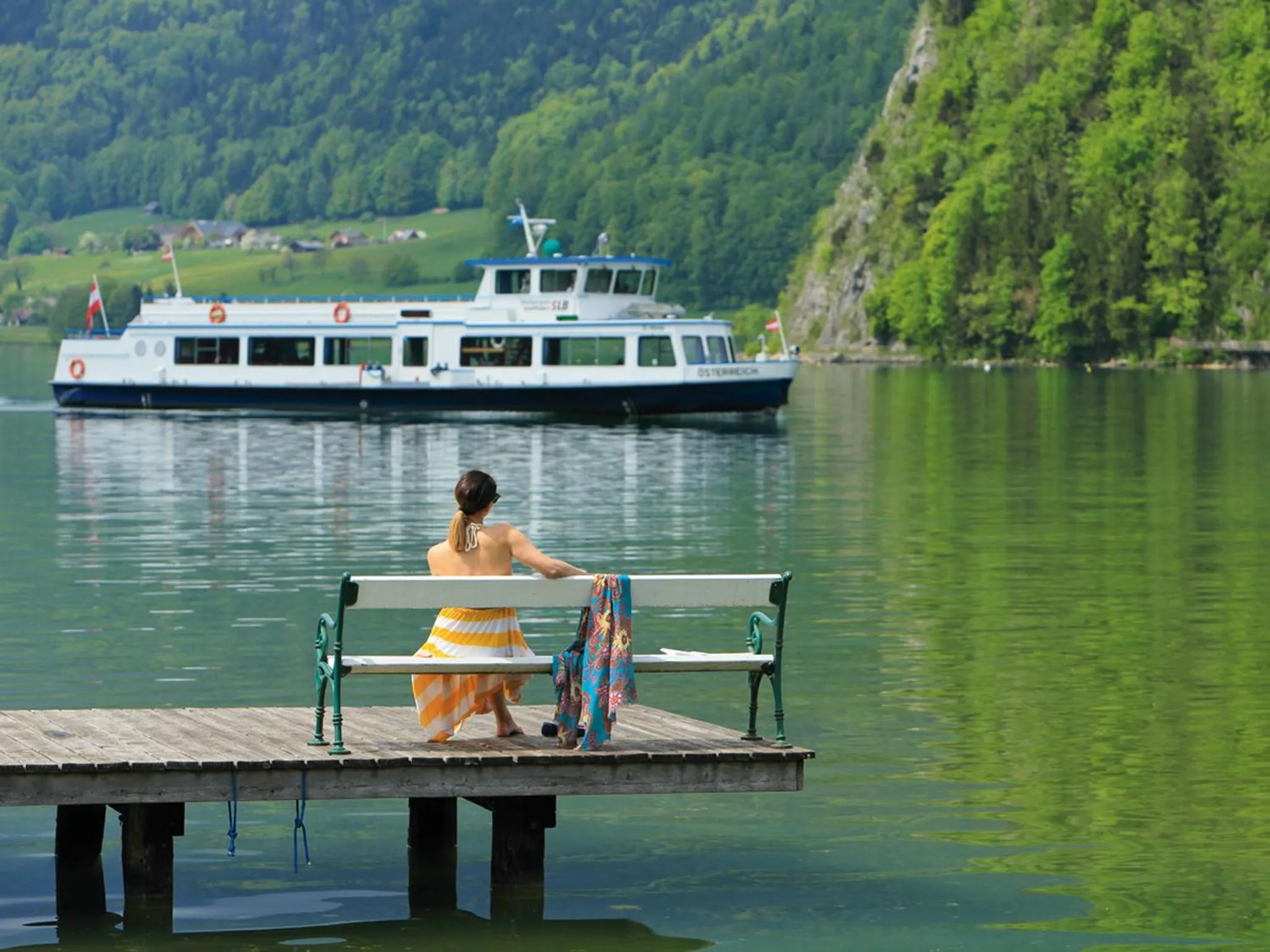 Beach in Seehotel Brandauer's Villen