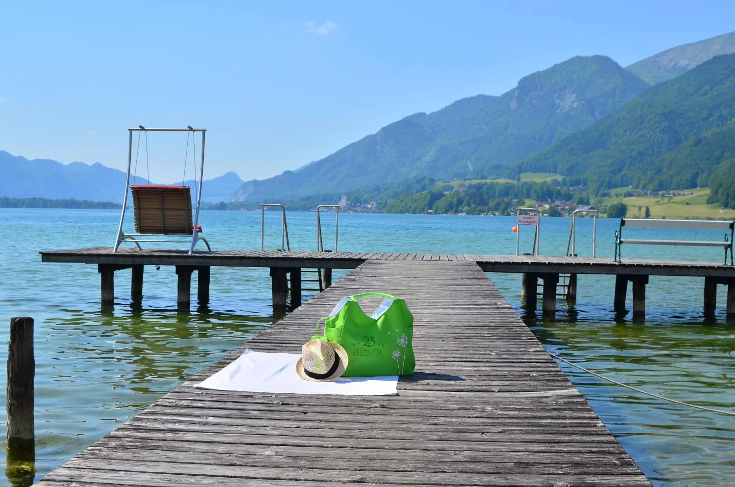 Beach in Seehotel Brandauer's Villen