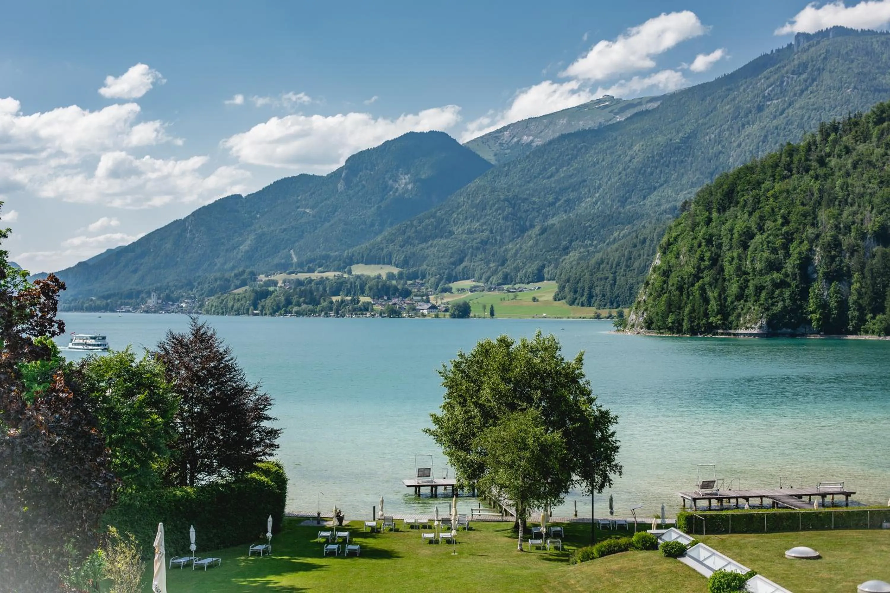 View (from property/room) in Seehotel Brandauer's Villen