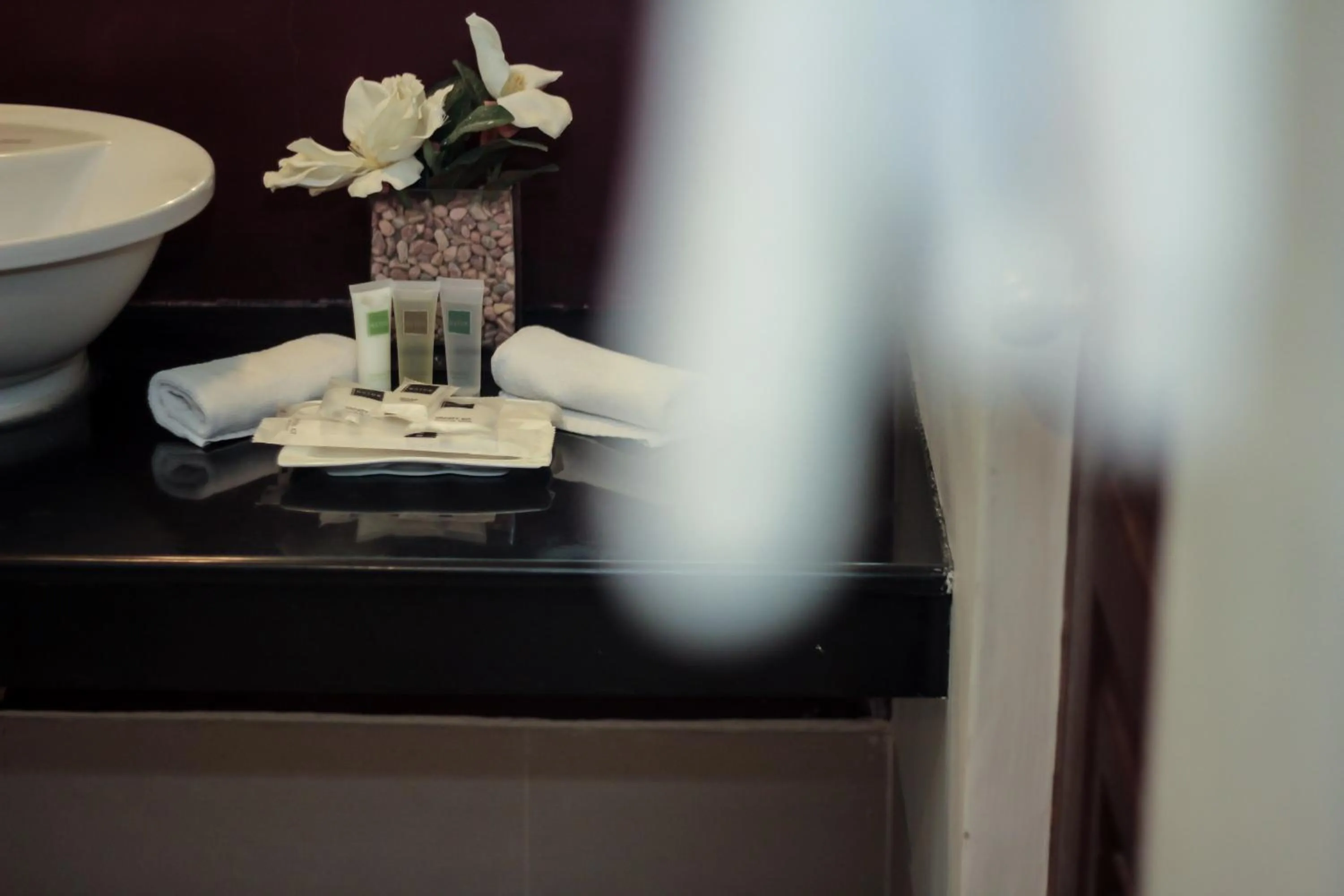 Bathroom in Casablanca Suites Near Airport