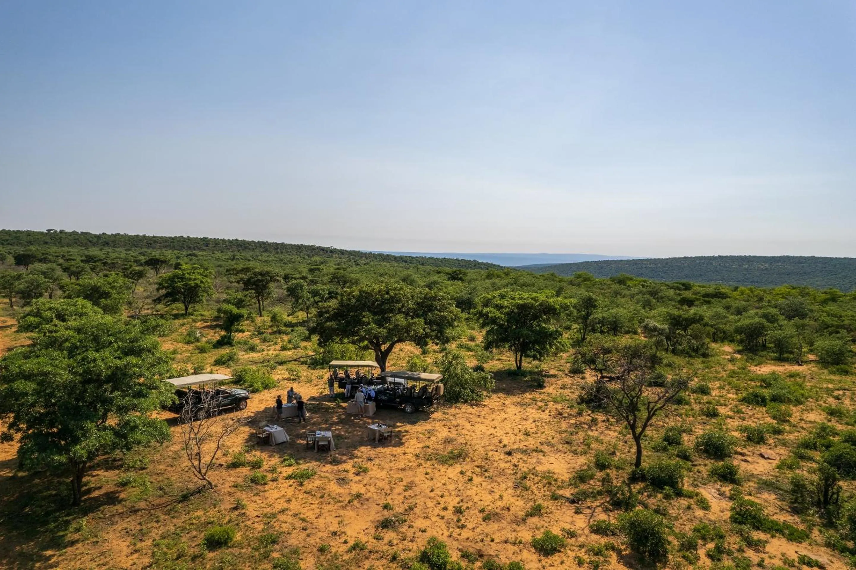 Natural landscape in Sediba Luxury Safari Lodge