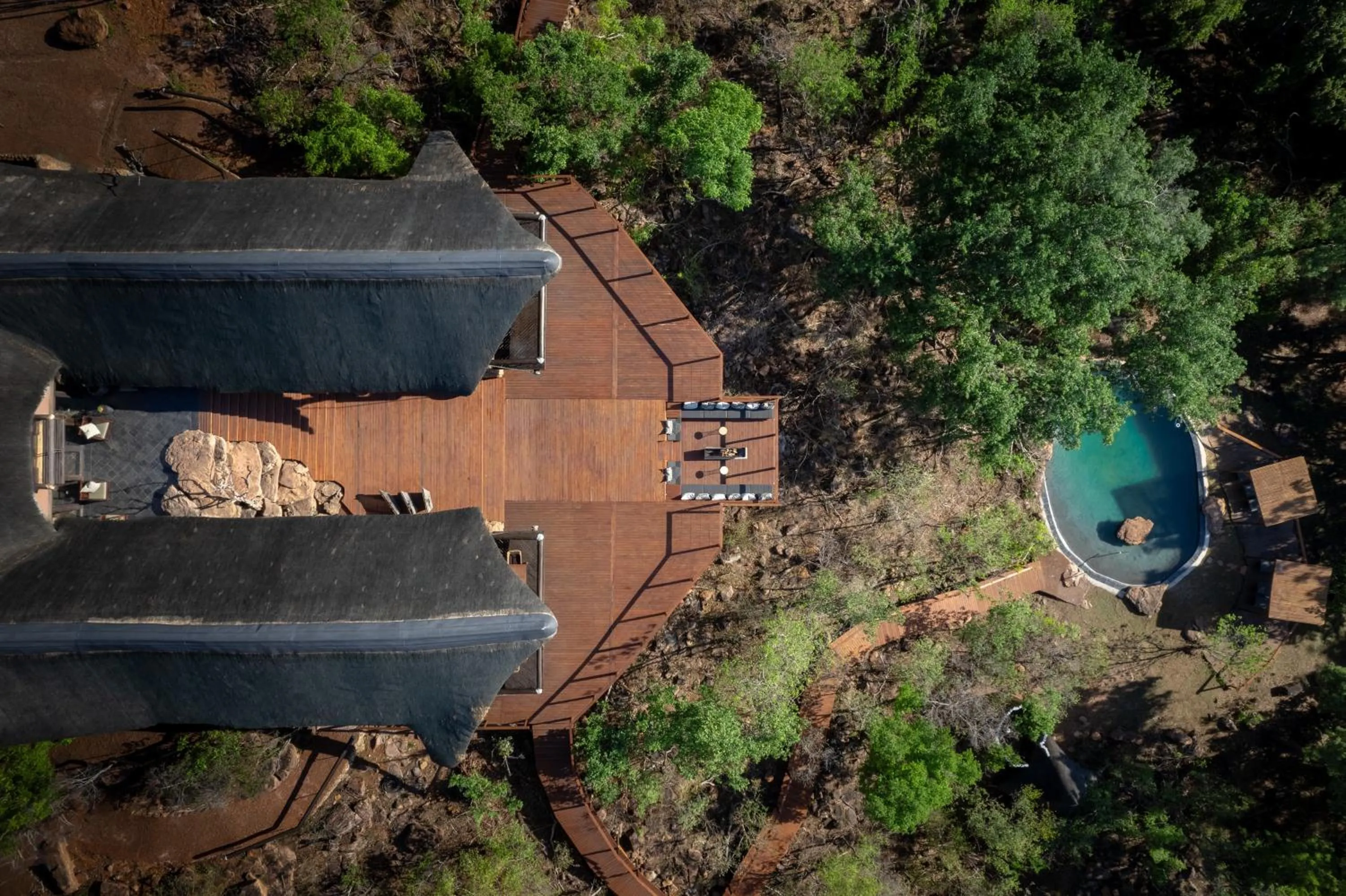 Swimming pool in Sediba Luxury Safari Lodge