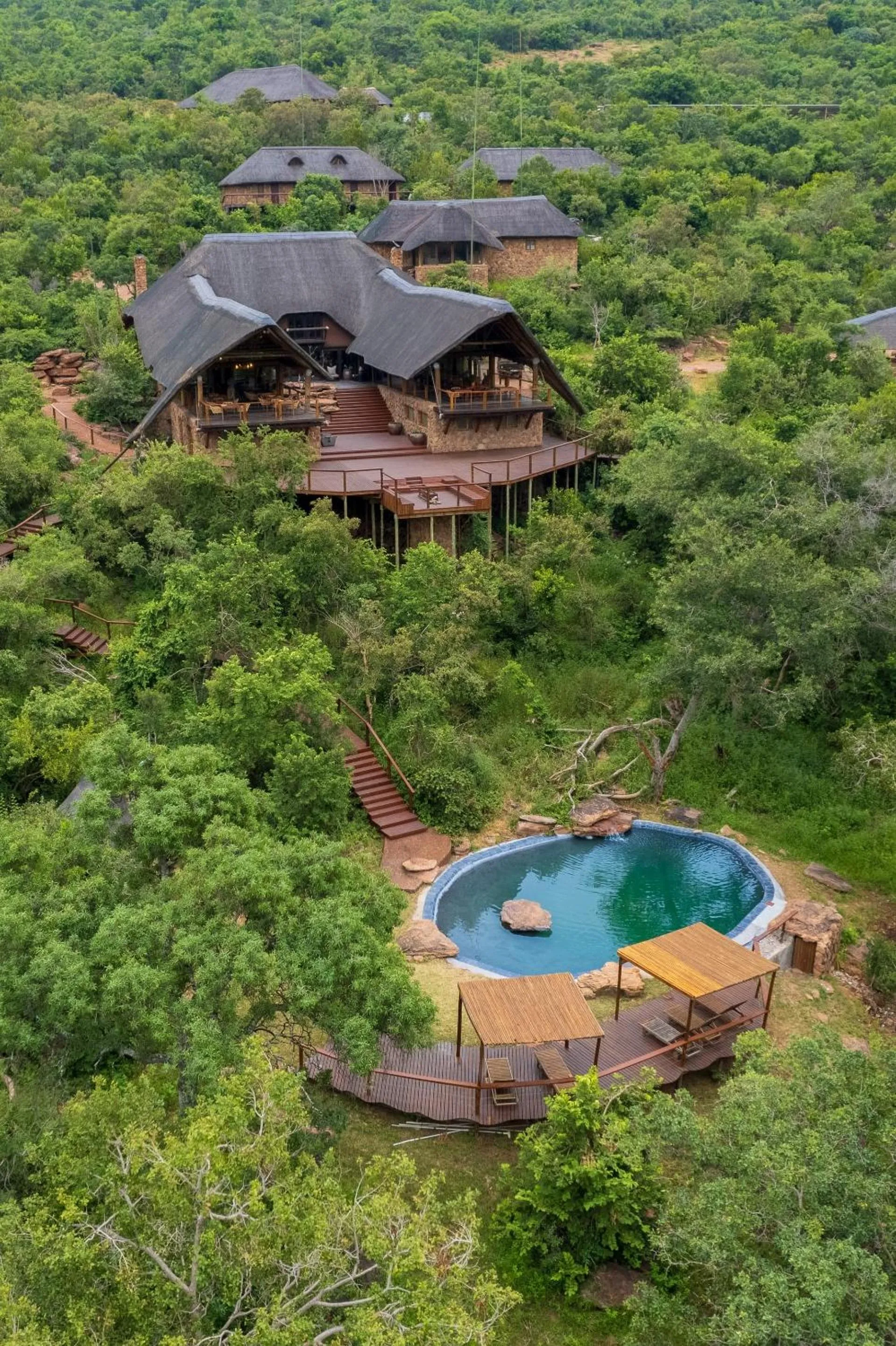 Garden view in Sediba Luxury Safari Lodge