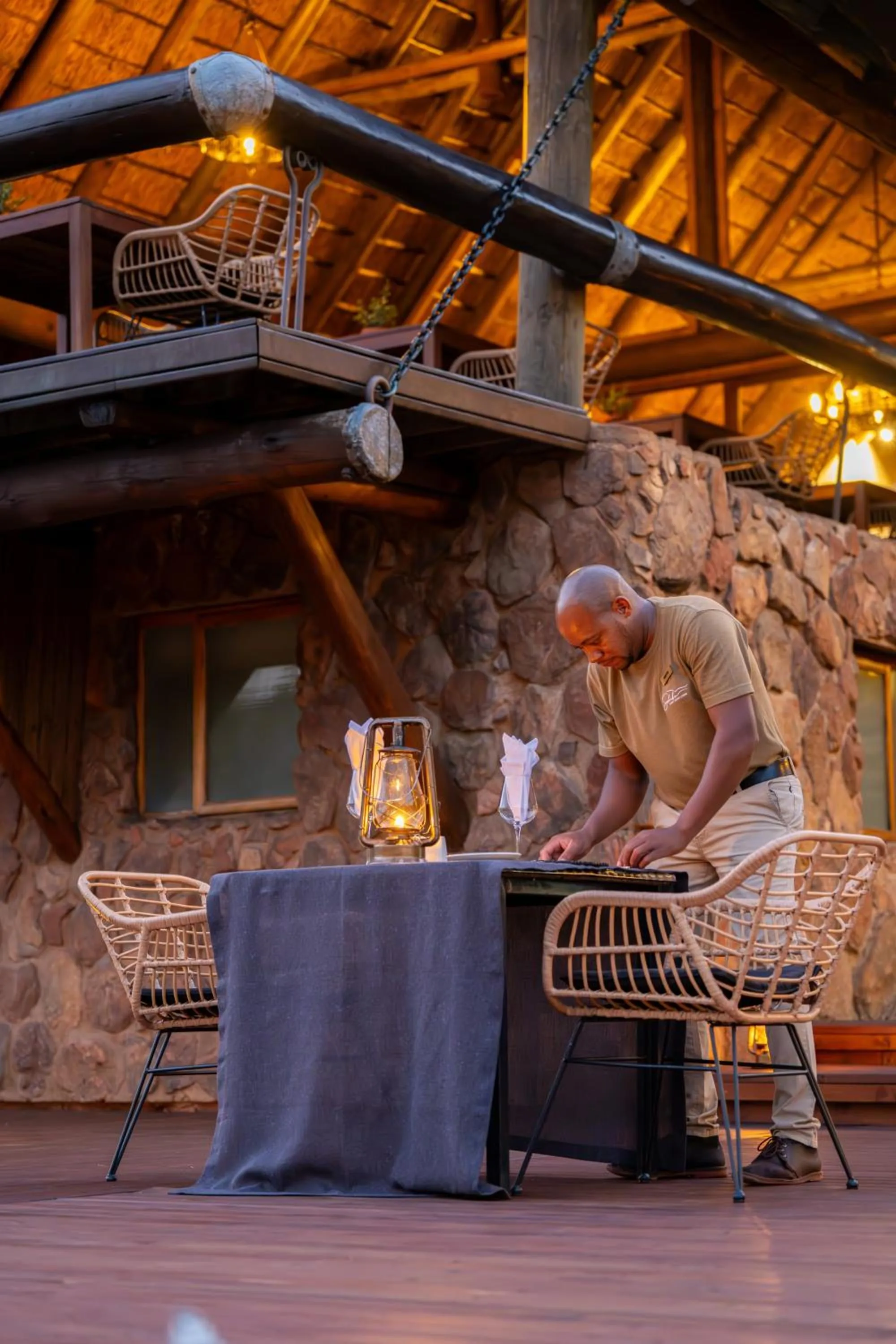 Restaurant/places to eat in Sediba Luxury Safari Lodge