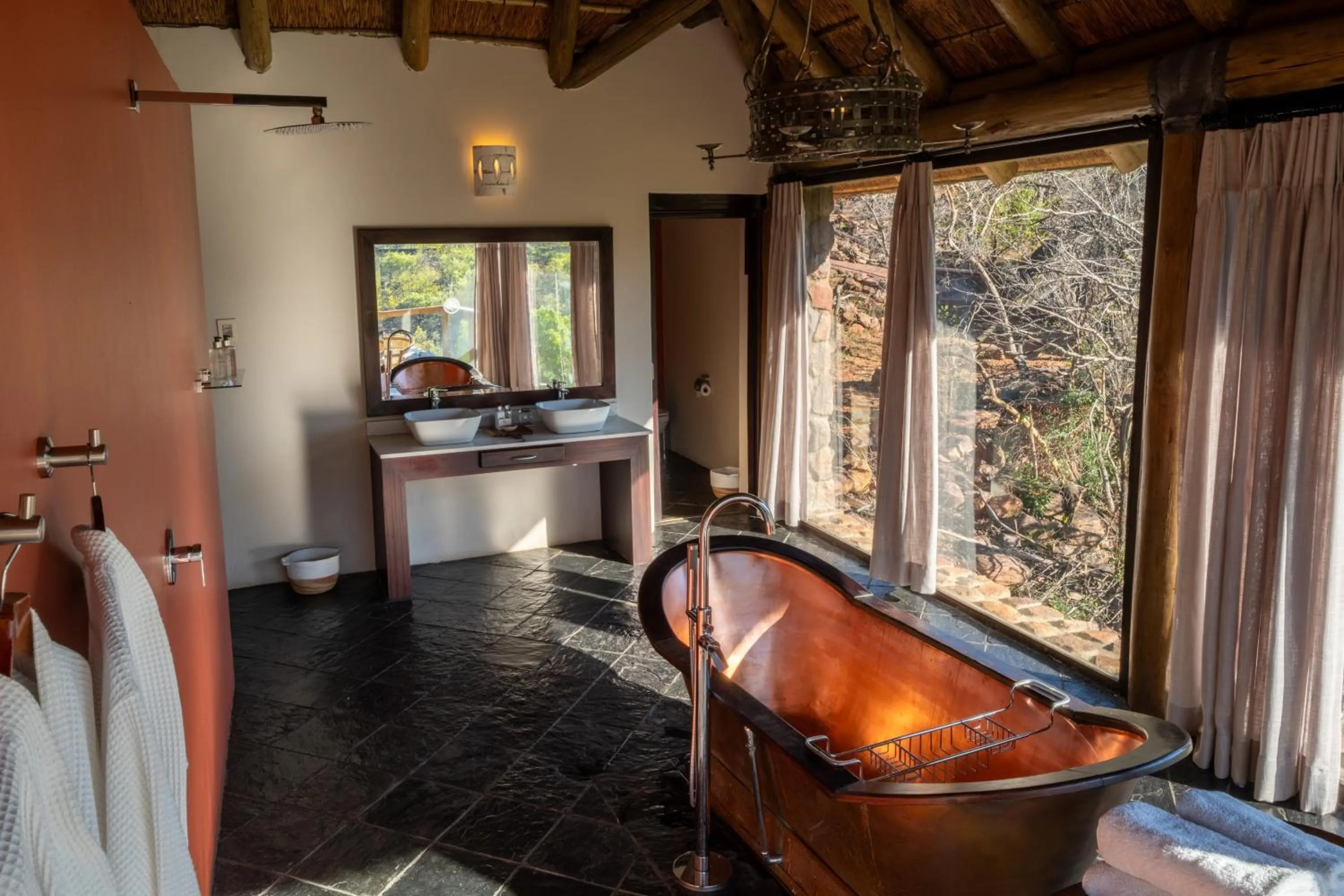 Bathroom in Sediba Luxury Safari Lodge