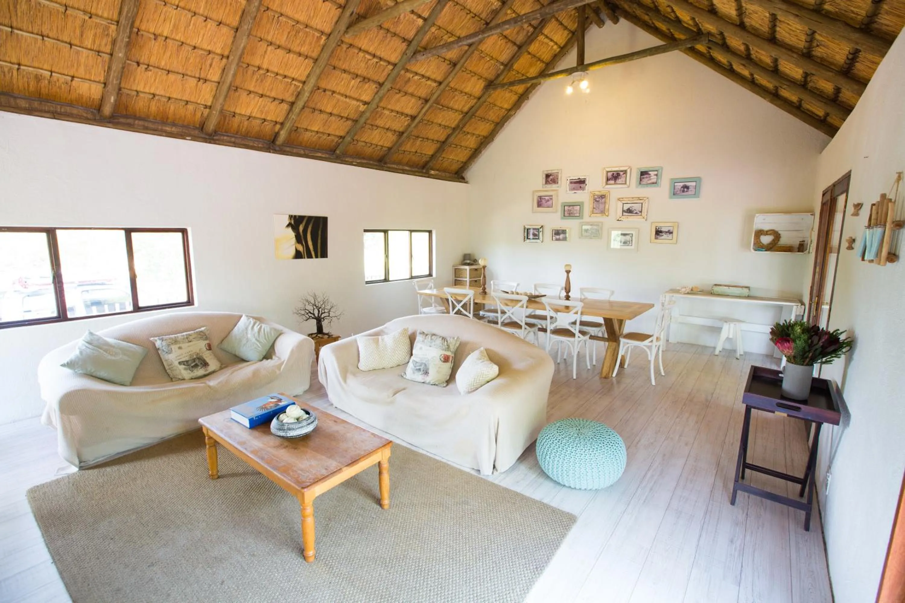 Living room in Ngama Tented Safari Lodge