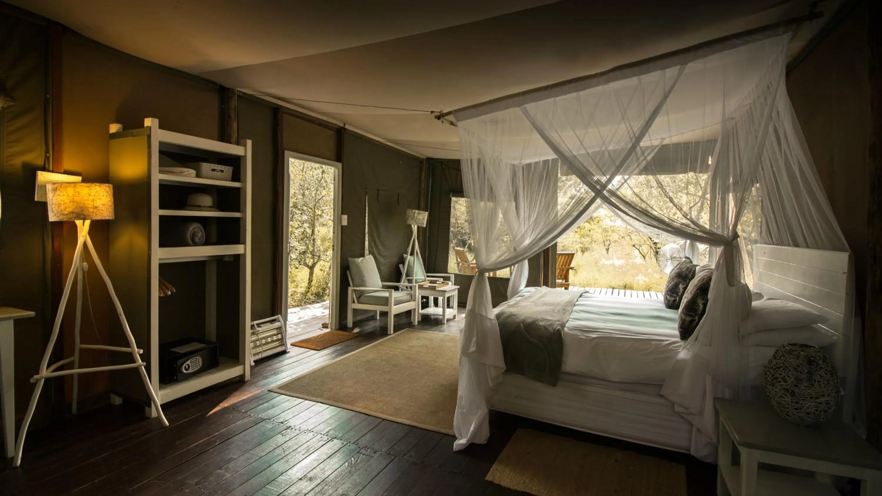 Photo of the whole room, Bed in Ngama Tented Safari Lodge