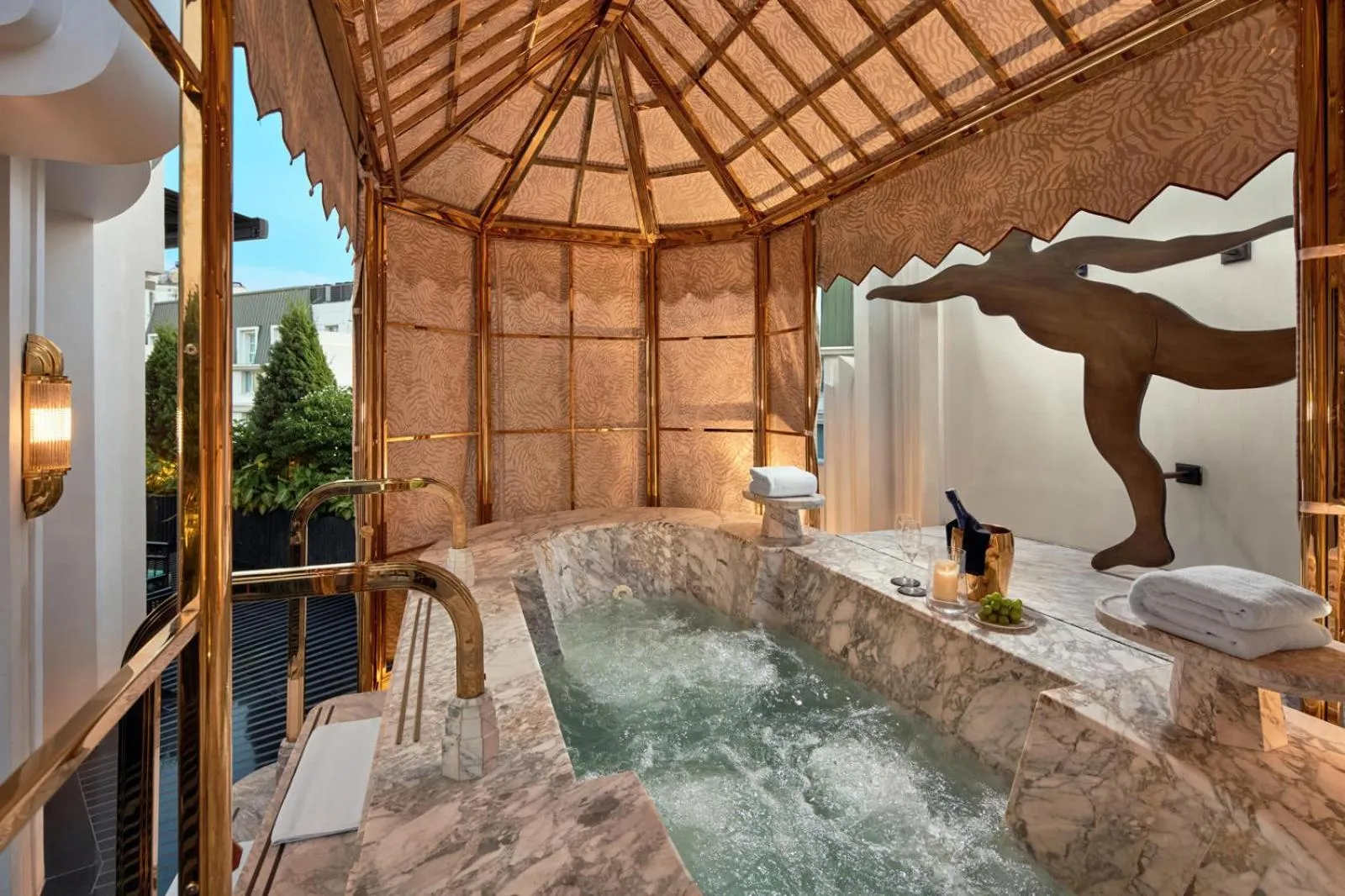 Hot Tub in Capella Hanoi