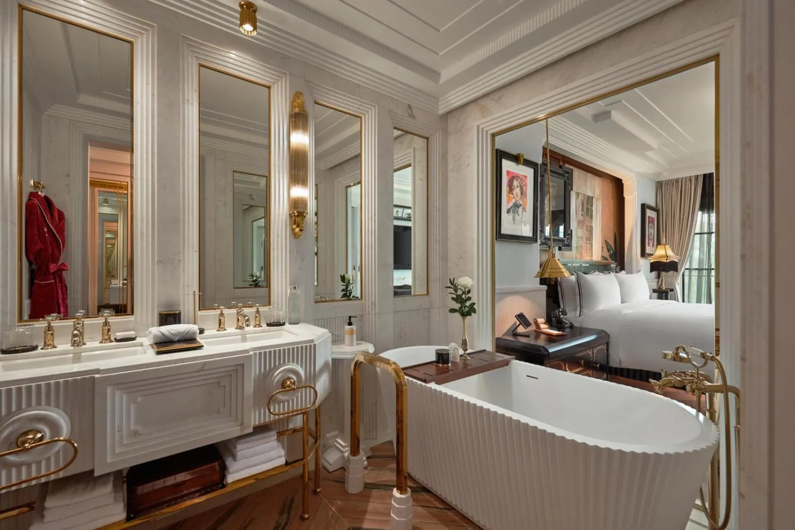 Bathroom in Capella Hanoi