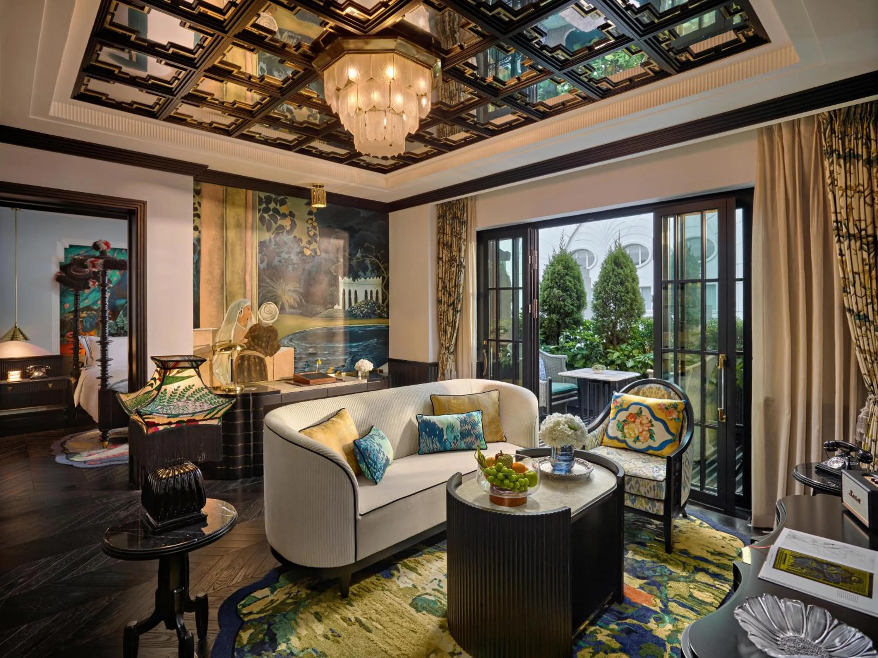 Living room in Capella Hanoi