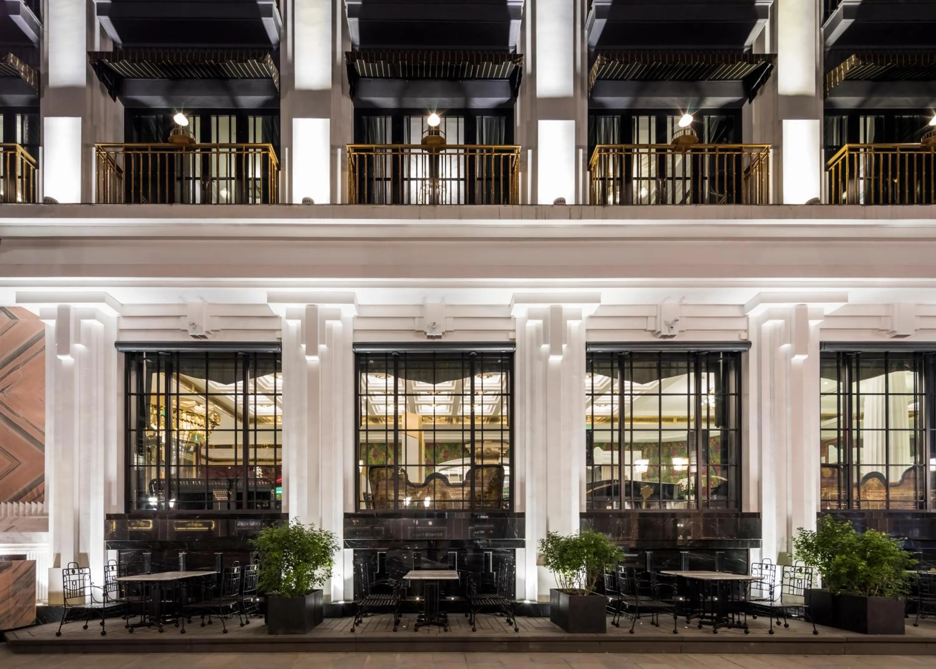 Facade/entrance in Capella Hanoi