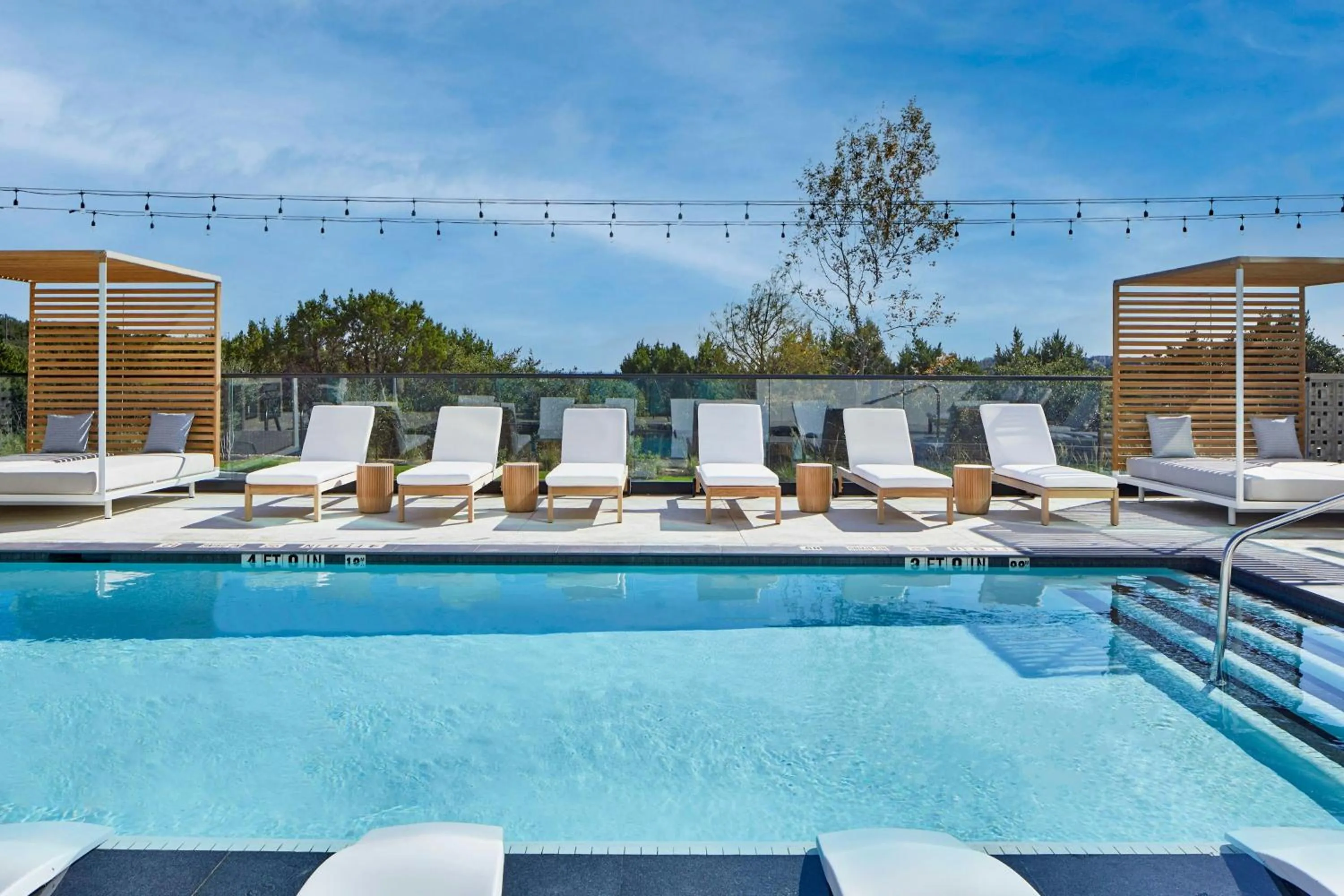 Swimming pool in AC Hotel by Marriott Austin Hill Country