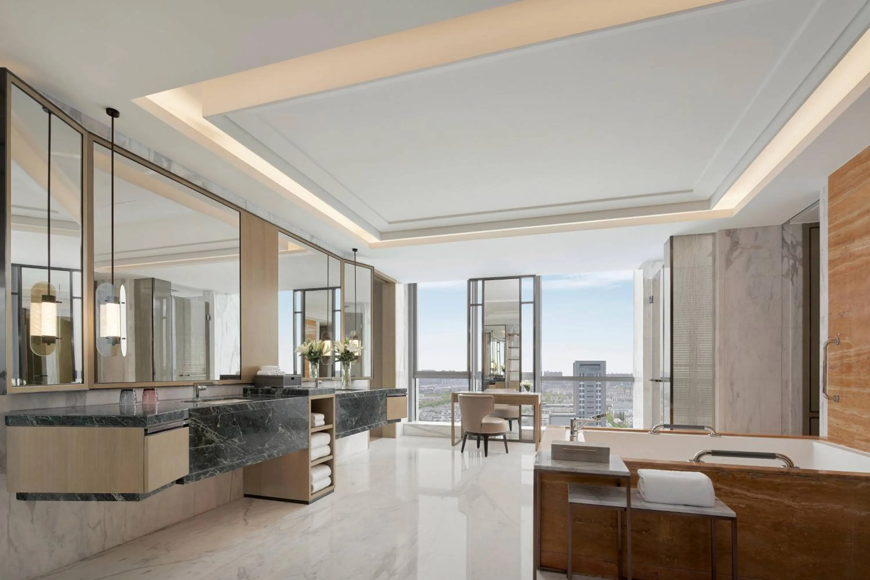 Bathroom in Baotou Marriott Hotel