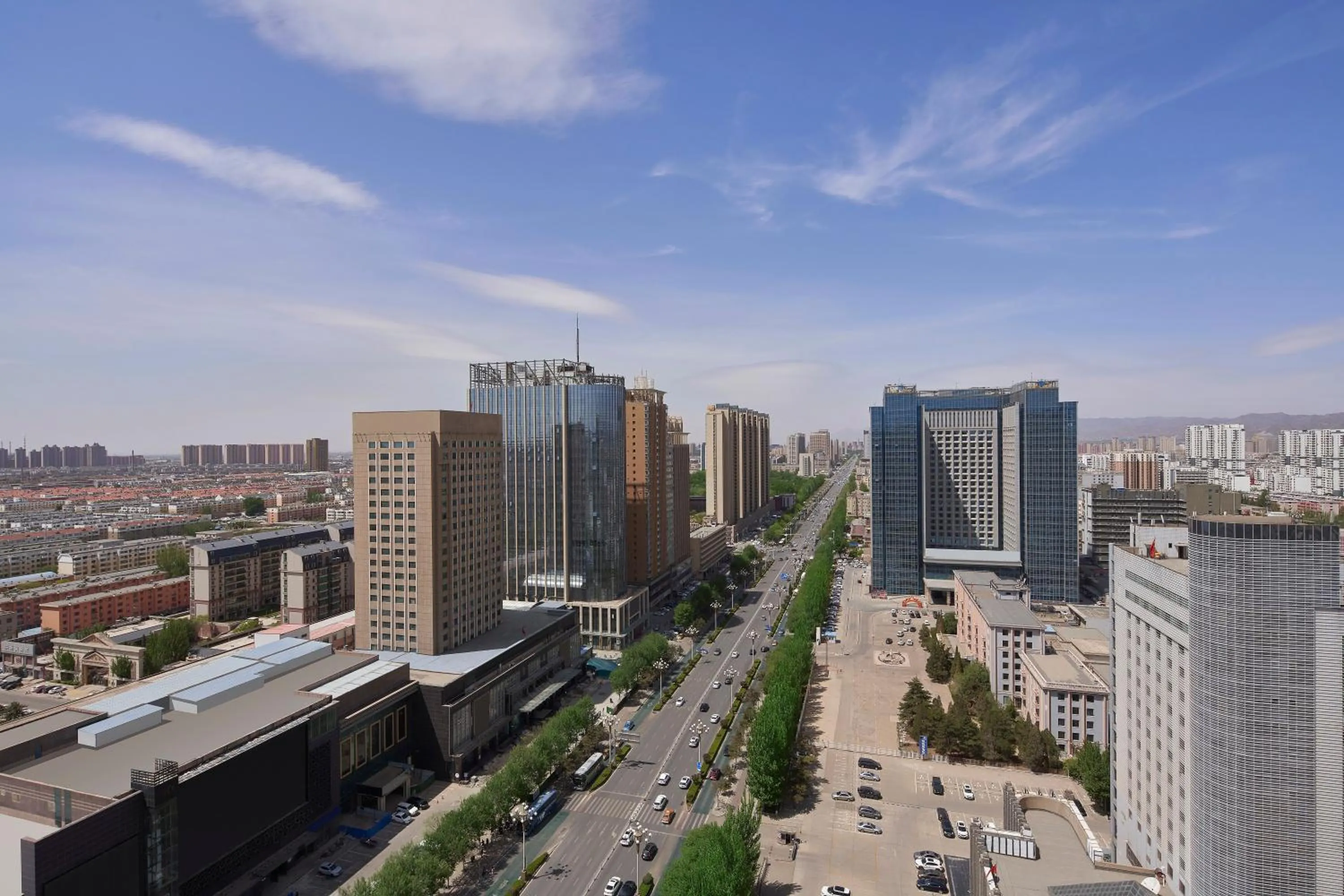 City view in Baotou Marriott Hotel