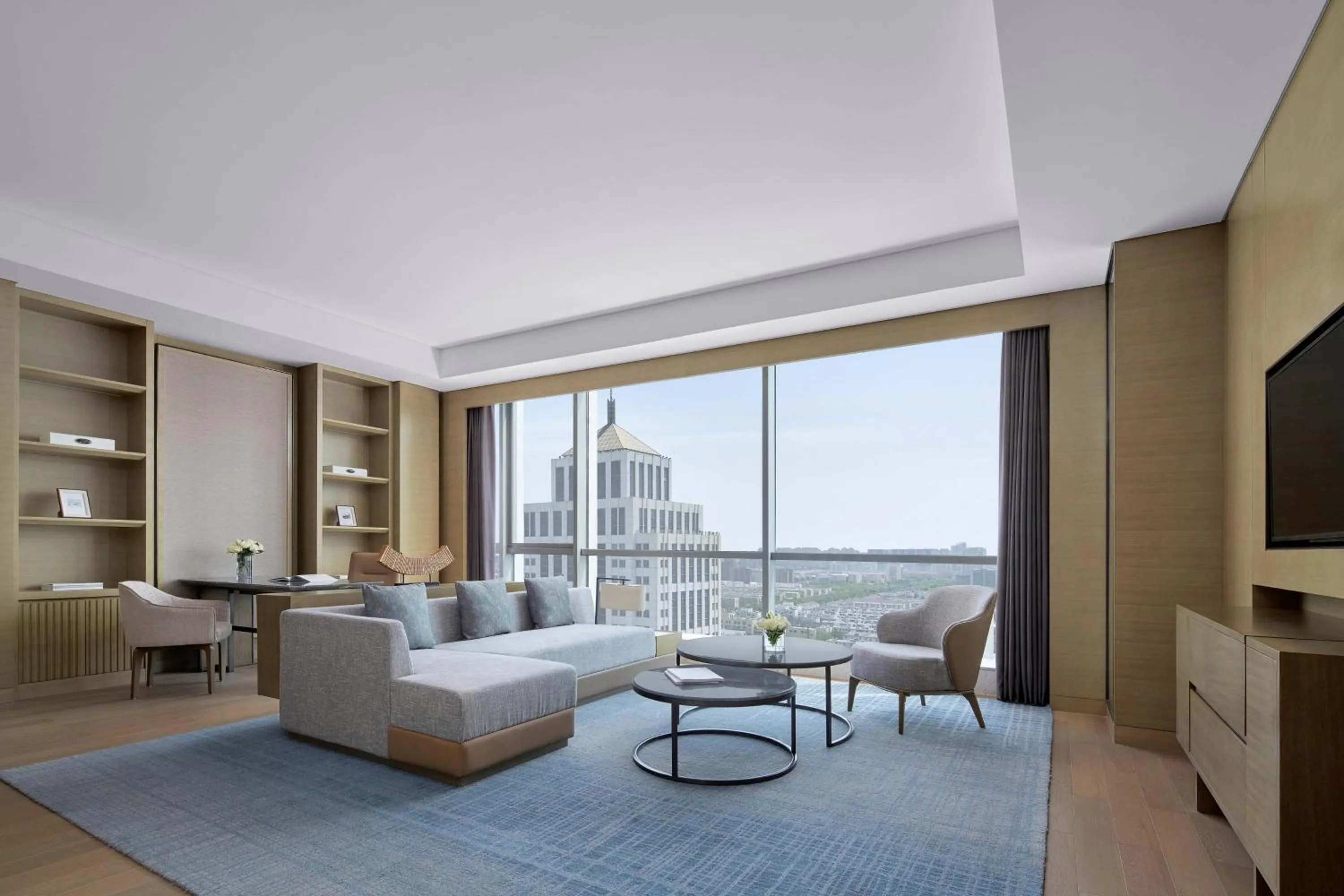 Living room in Baotou Marriott Hotel