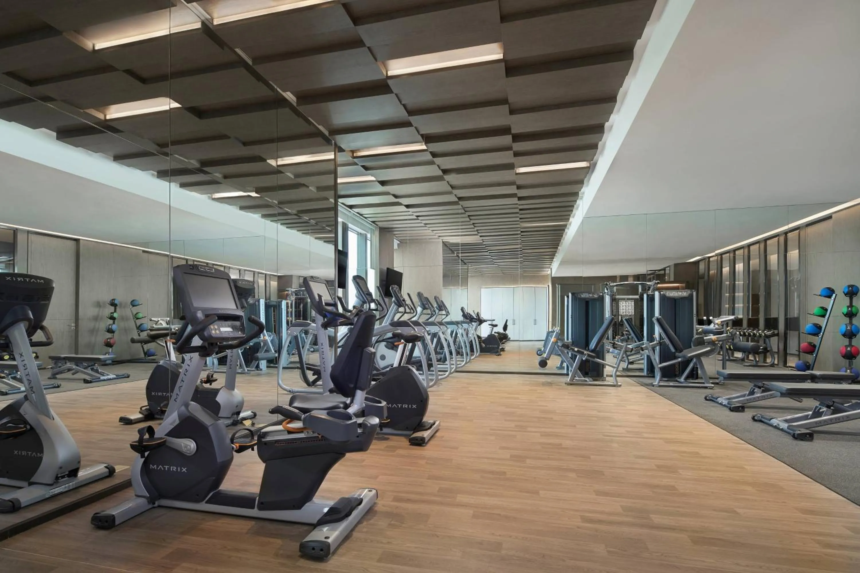 Fitness centre/facilities in Baotou Marriott Hotel