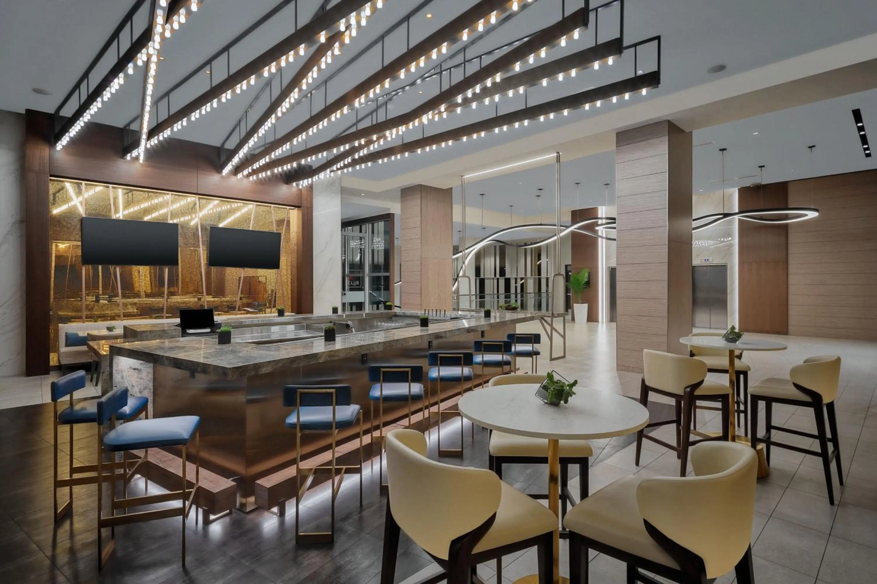 Lobby or reception in Marriott Fort Lauderdale Airport