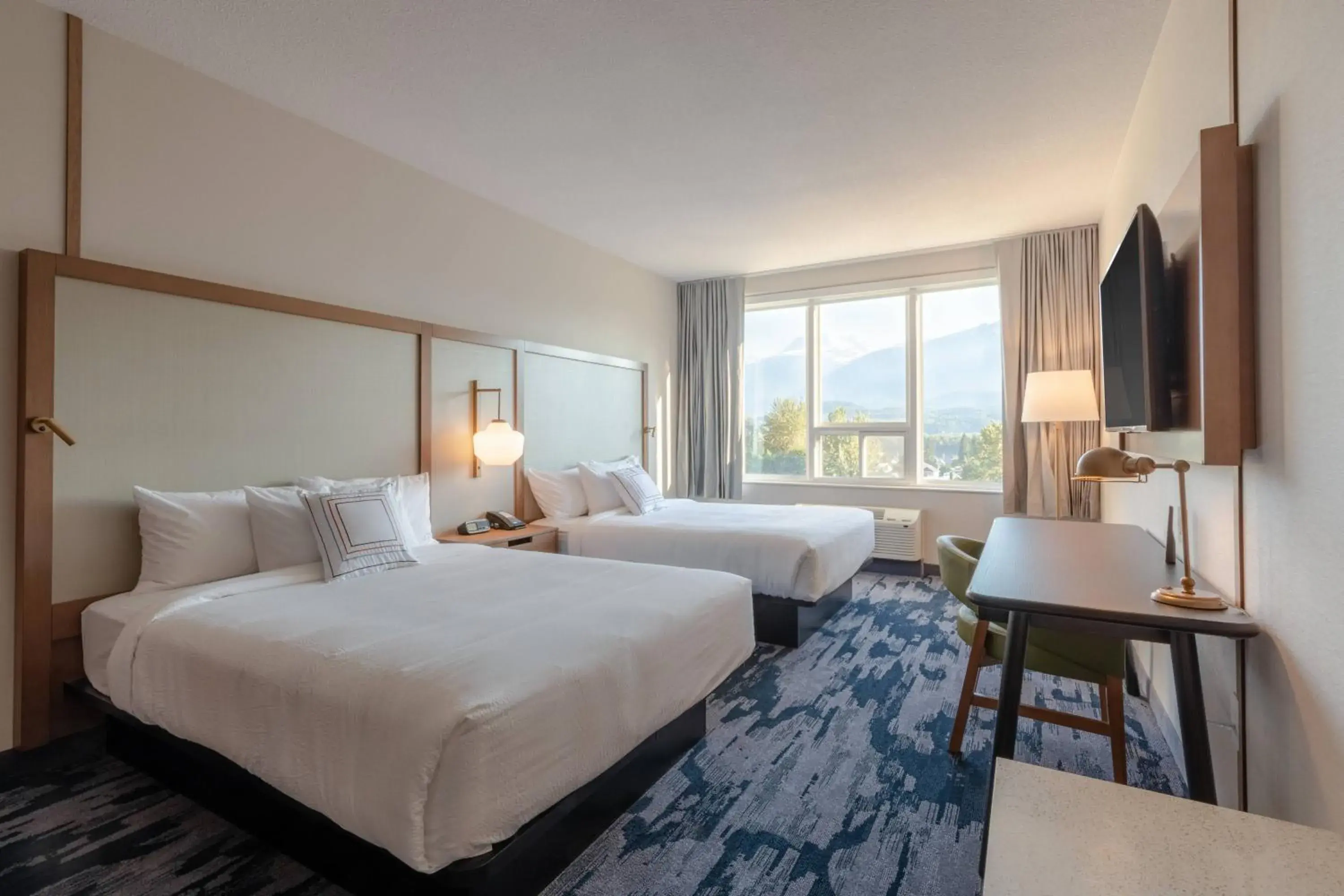 Guest room with 2 Queen, Mountain view in Fairfield by Marriott Inn & Suites Revelstoke Guest room with 2 Queen, Mountain view in Fairfield by Marriott Inn & Suites Revelstoke