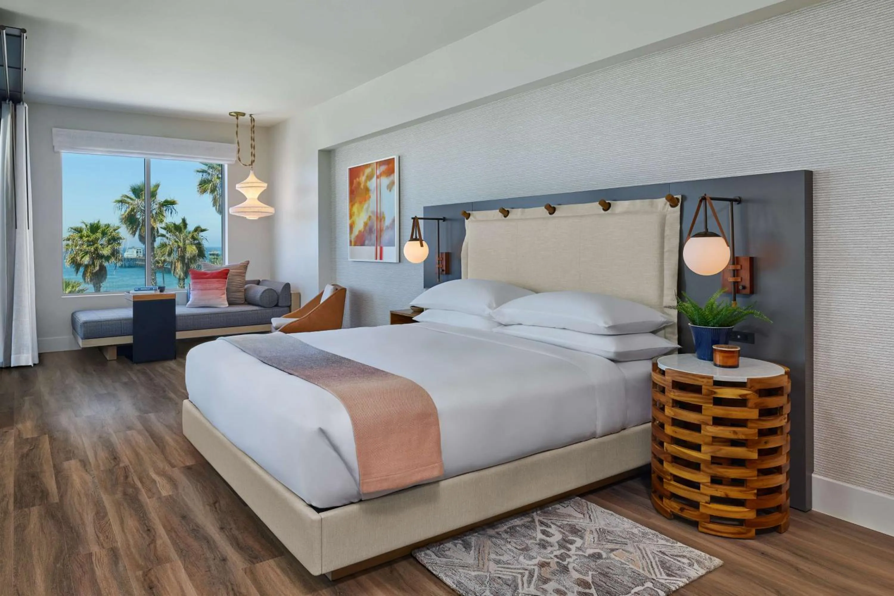 Photo of the whole room, Bed in Mission Pacific Beach Resort, part of JdV by Hyatt