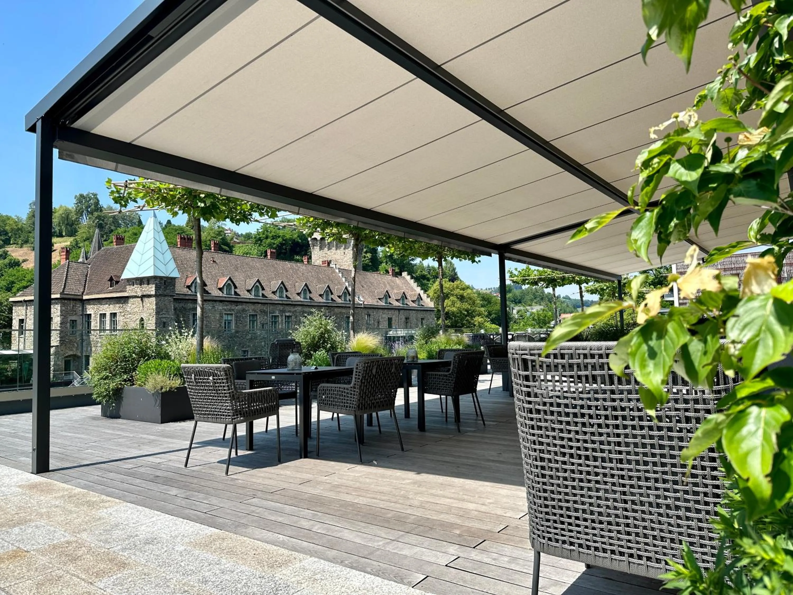 Balcony/Terrace in Das Schloss an der Eisenstrasse