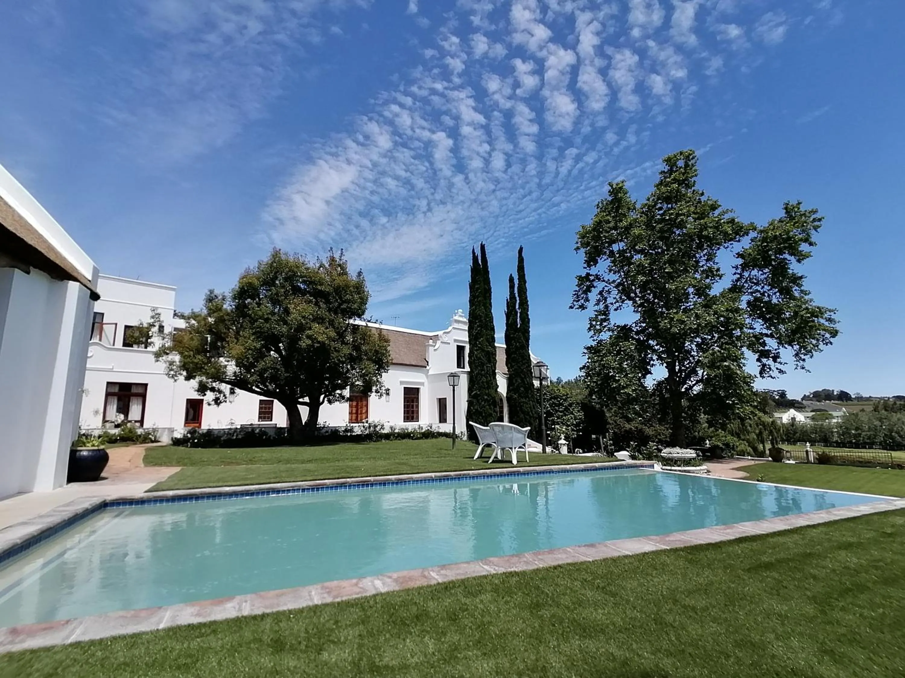 BBQ facilities in Avontuur Manor House and Wine Estate