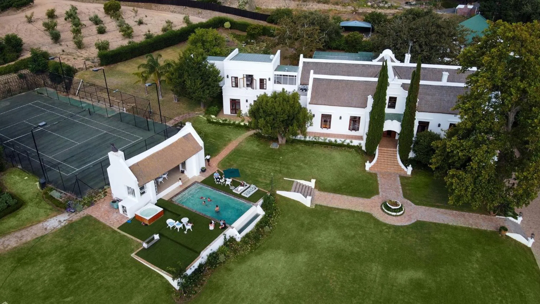 Property building in Avontuur Manor House and Wine Estate