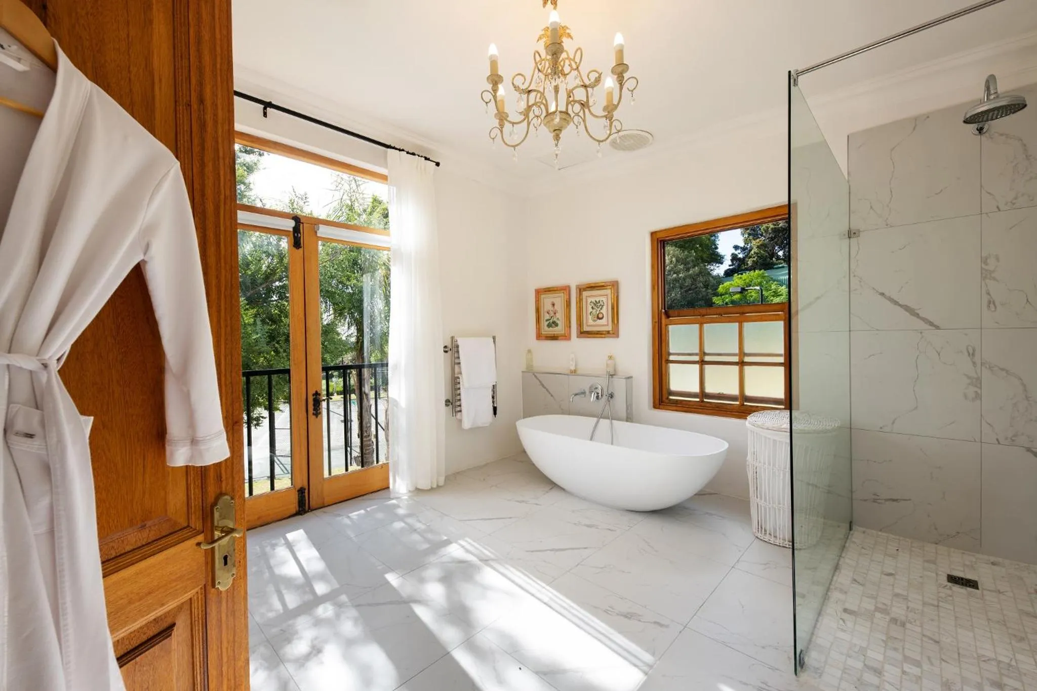 Shower in Avontuur Manor House and Wine Estate
