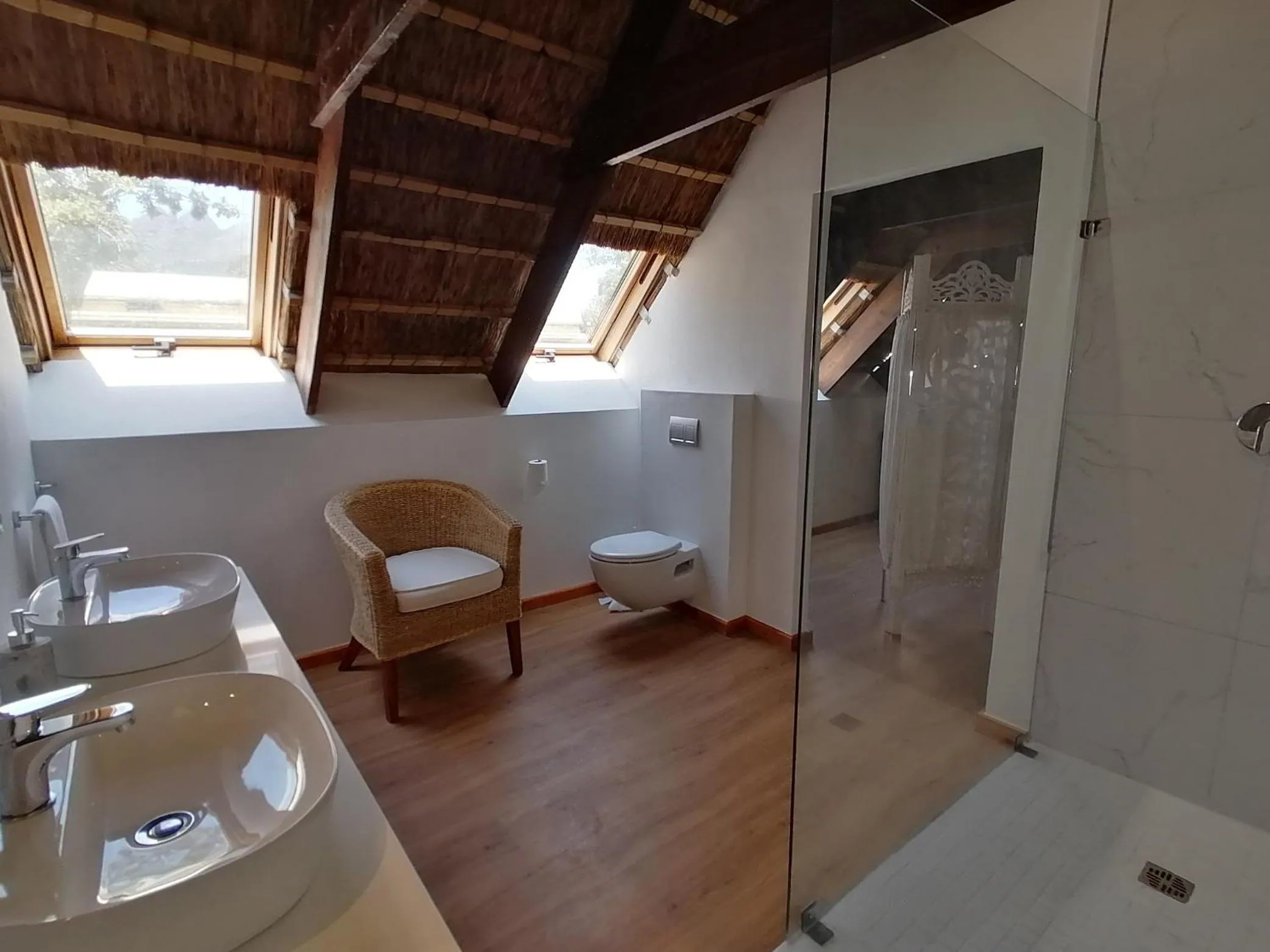 Shower in Avontuur Manor House and Wine Estate