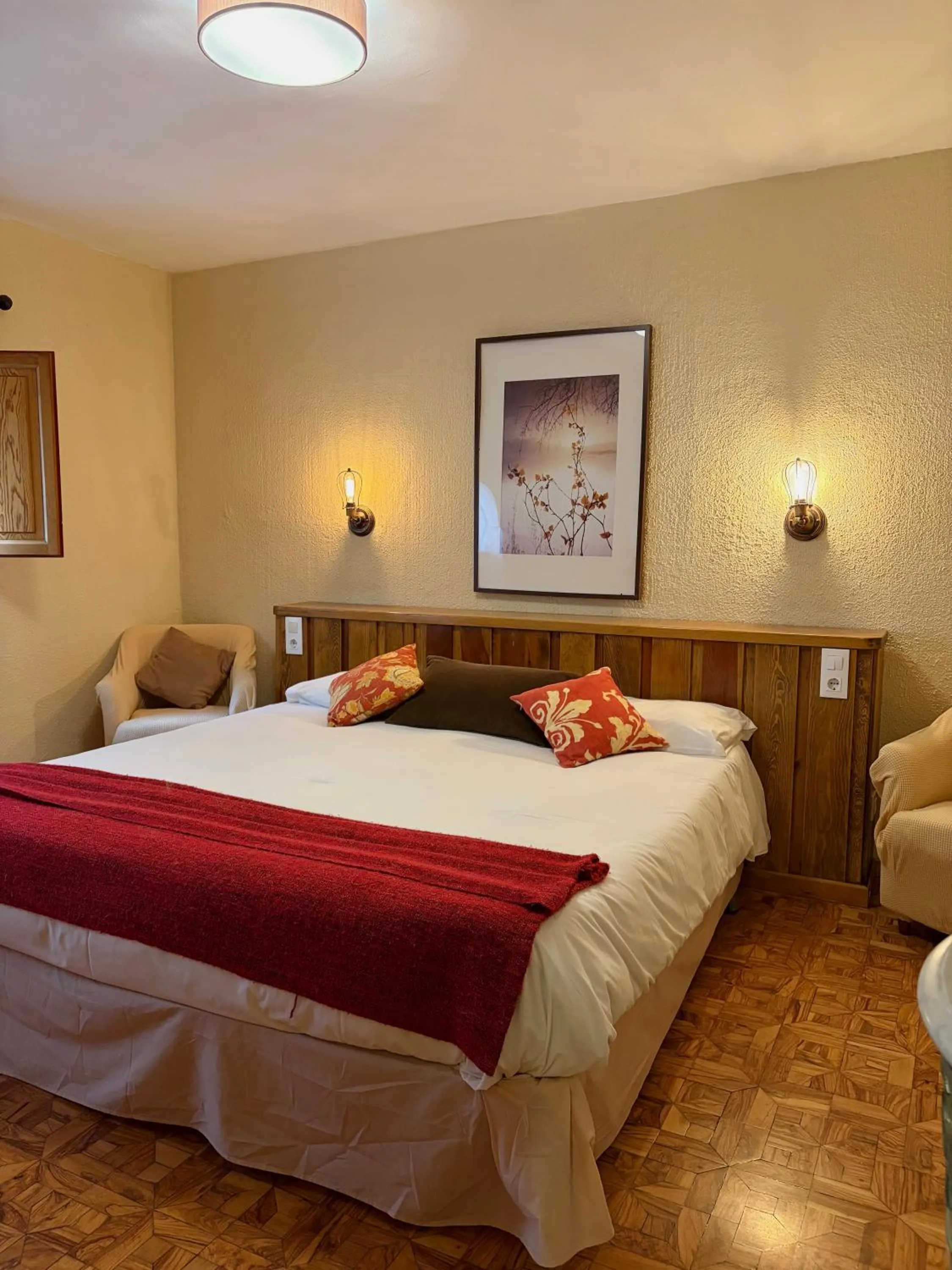 Bed in Hotel Vallibierna