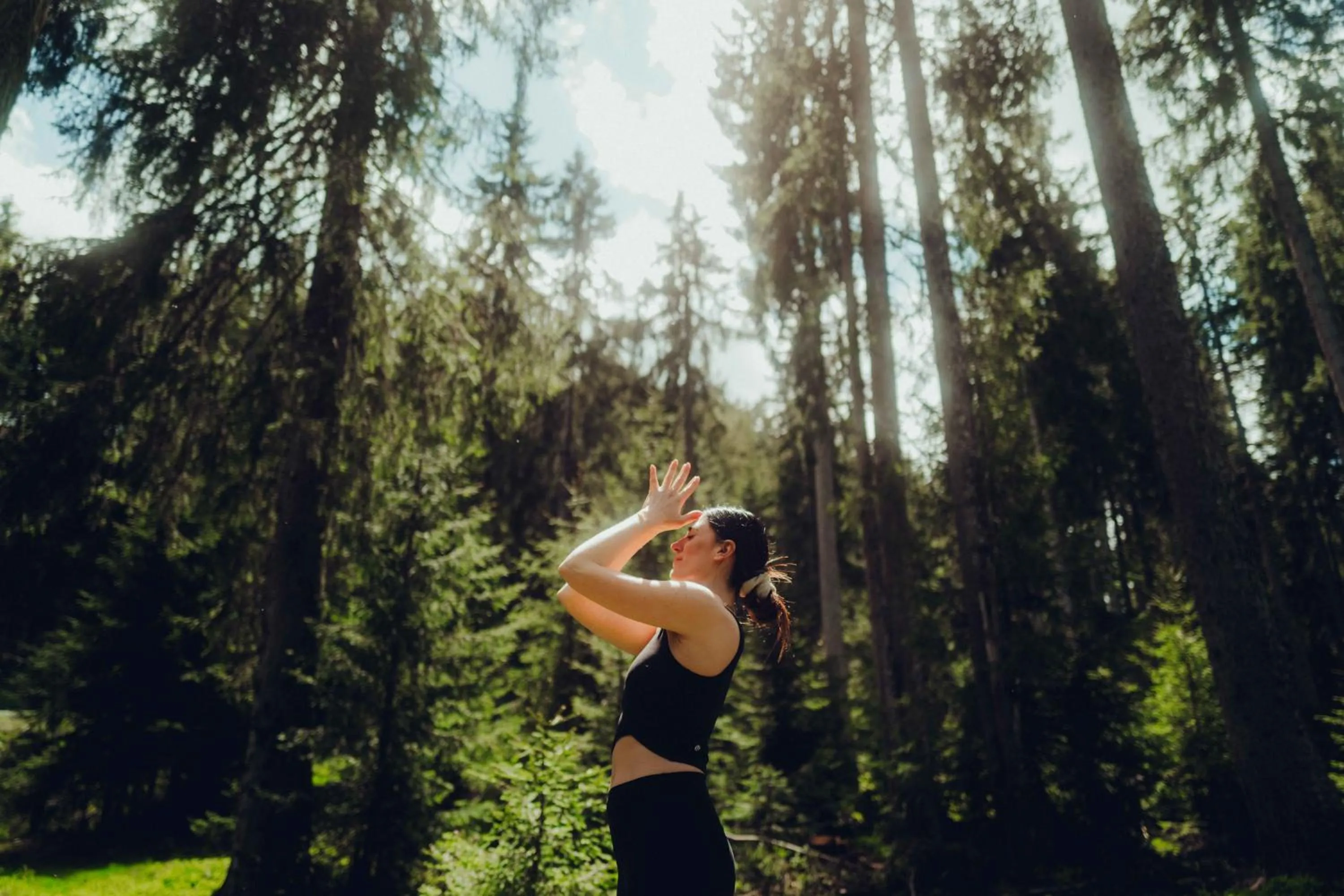 Fitness centre/facilities in Holzhotel Forsthofalm