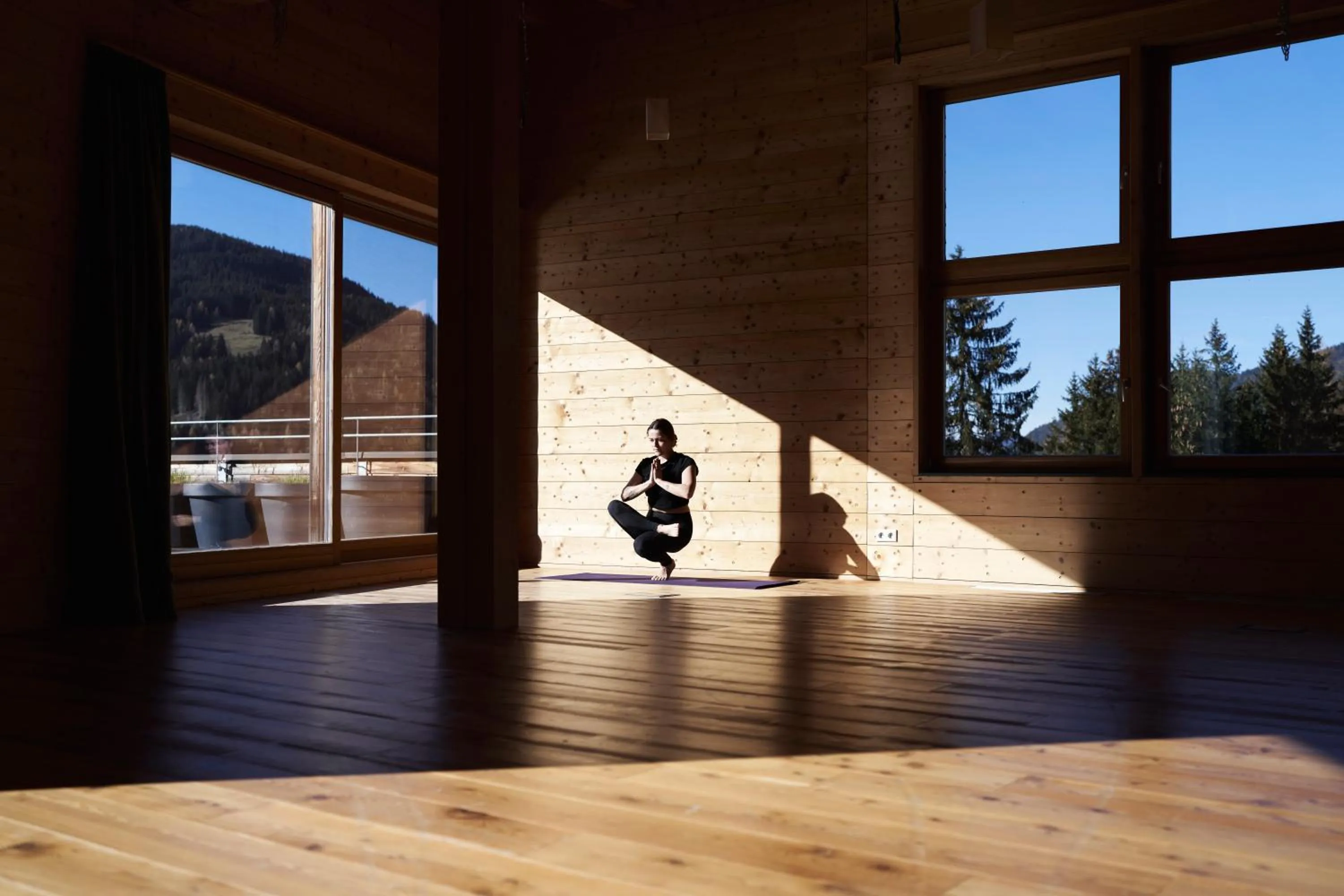 Spa and wellness centre/facilities in Holzhotel Forsthofalm